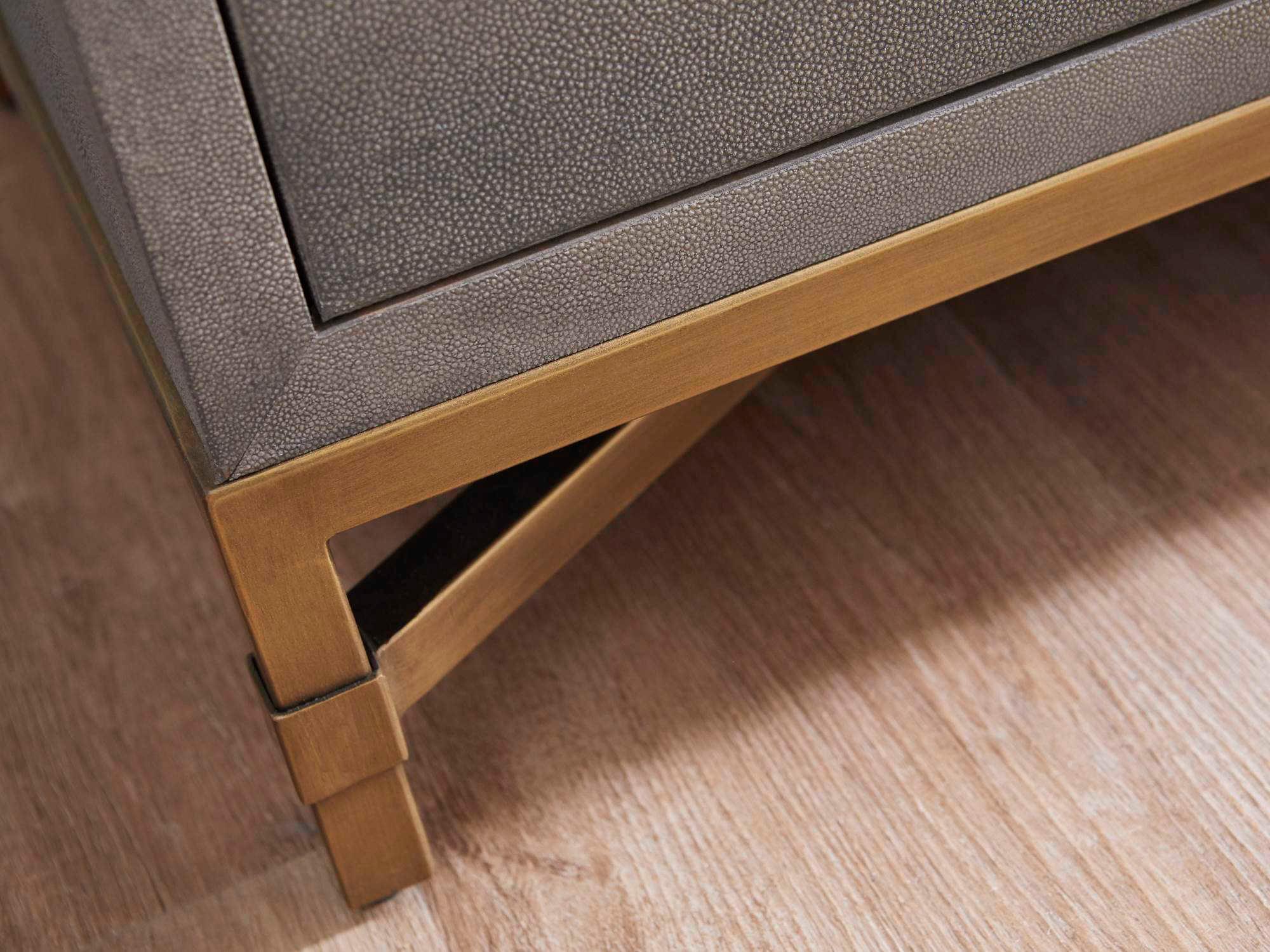 Luxecor Respite Shagreen 3-Drawers Nightstand