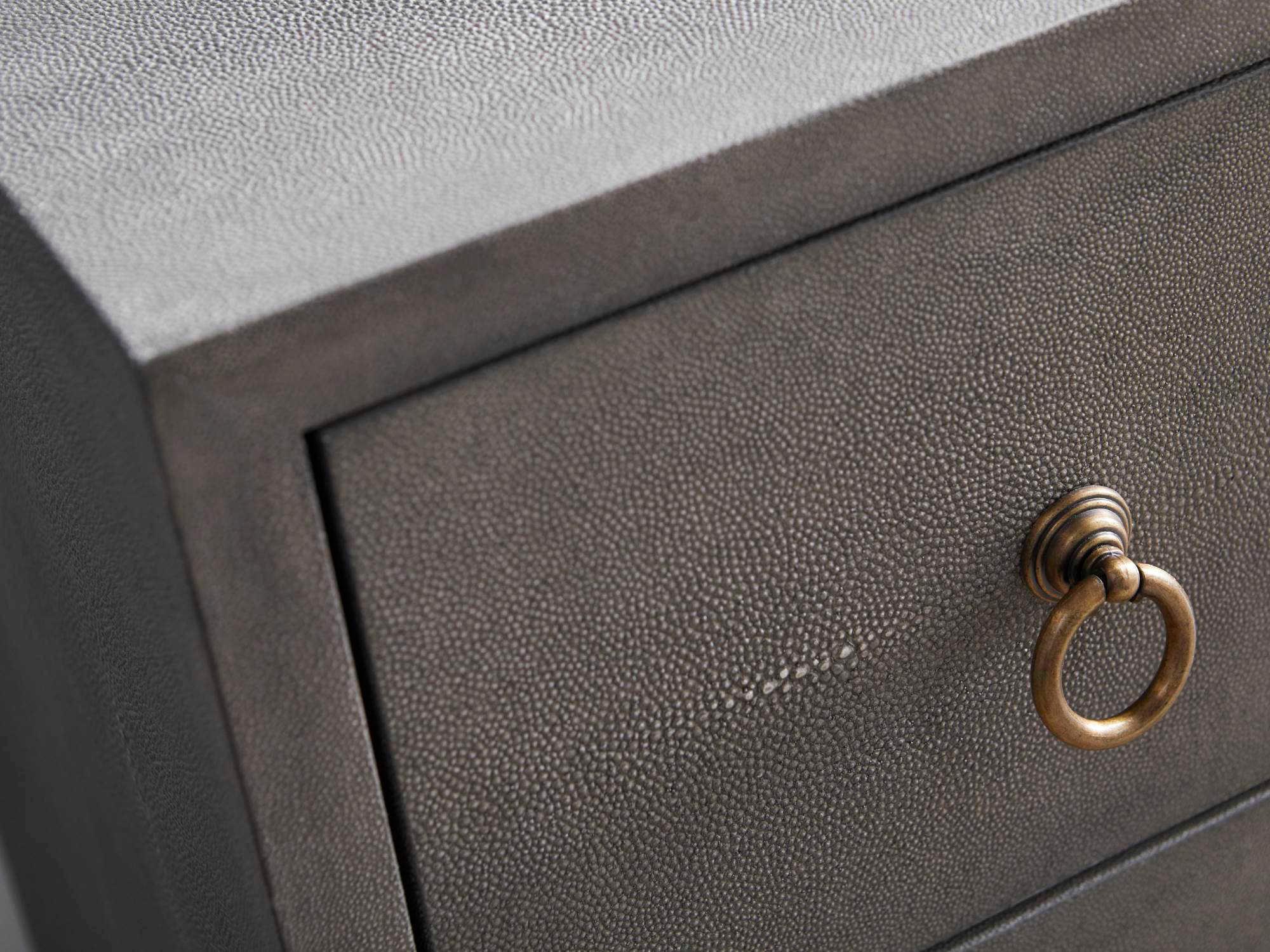 Essentials for Living Traditions Strand Shagreen 6-Drawers Acacia Wood Double Dresser