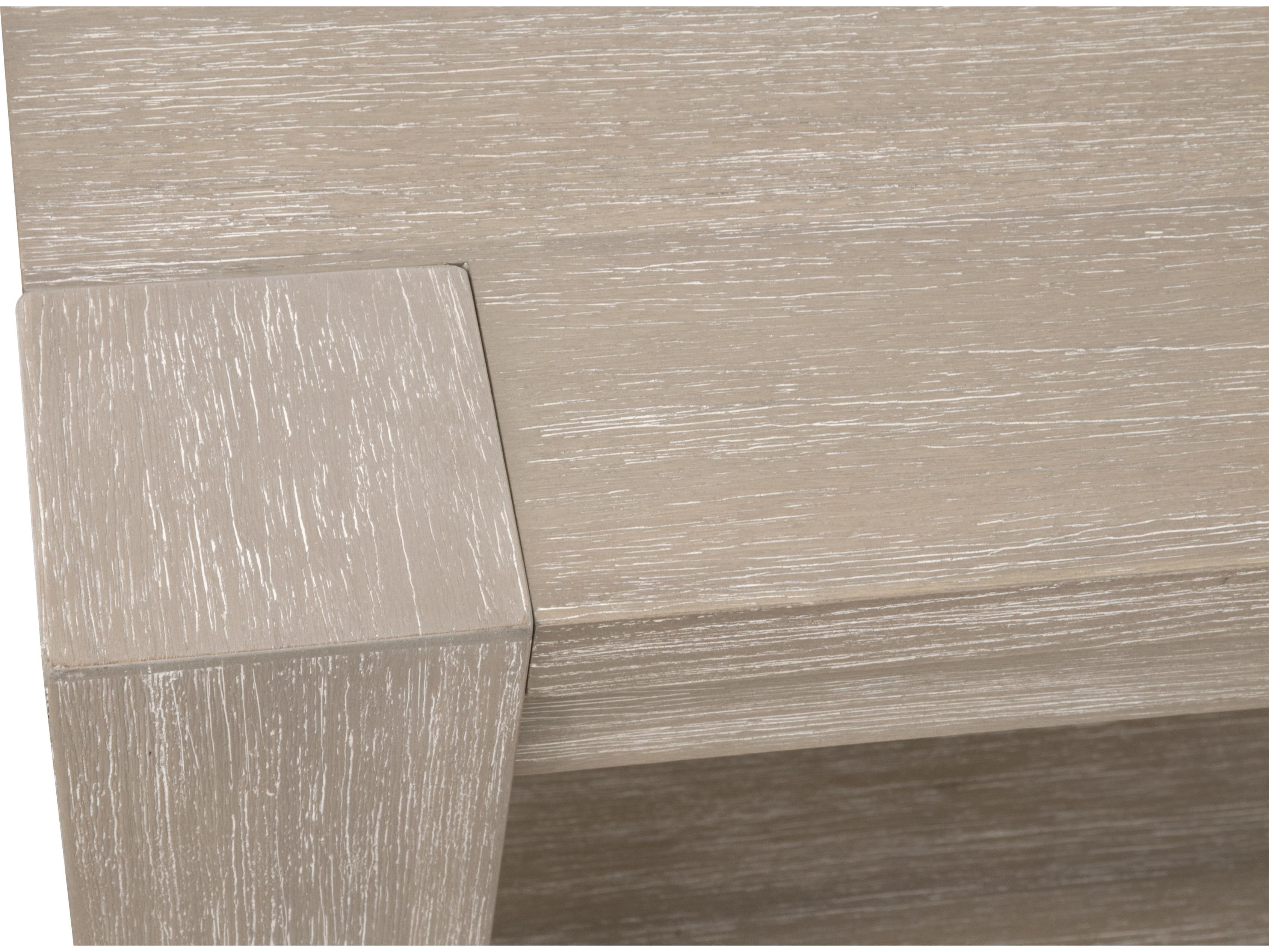 Essentials for Living Traditions Adler Square Wood Natural Gray Acacia End Table