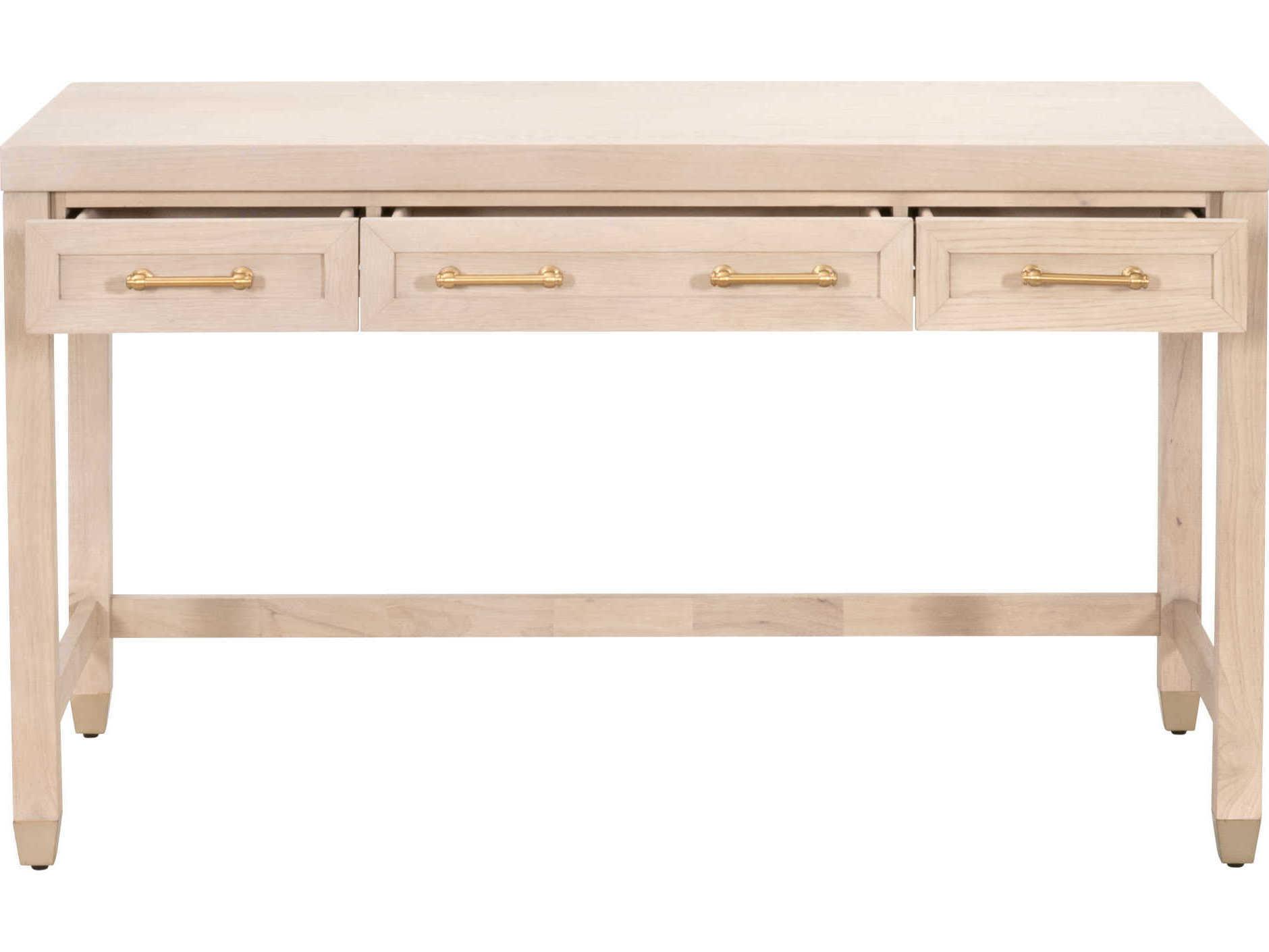 Essentials for Living Traditions Stella Light Honey Oak Brown Wood Writing Desk