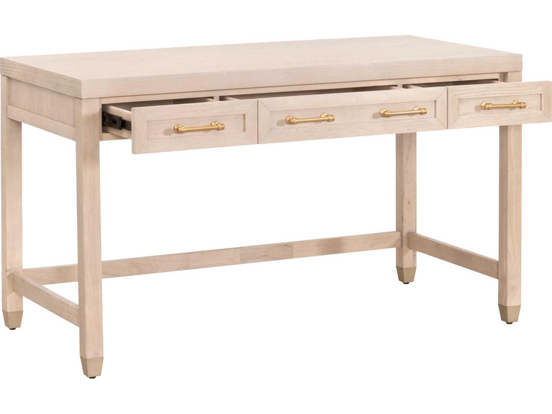 Essentials for Living Traditions Stella Light Honey Oak Brown Wood Writing Desk