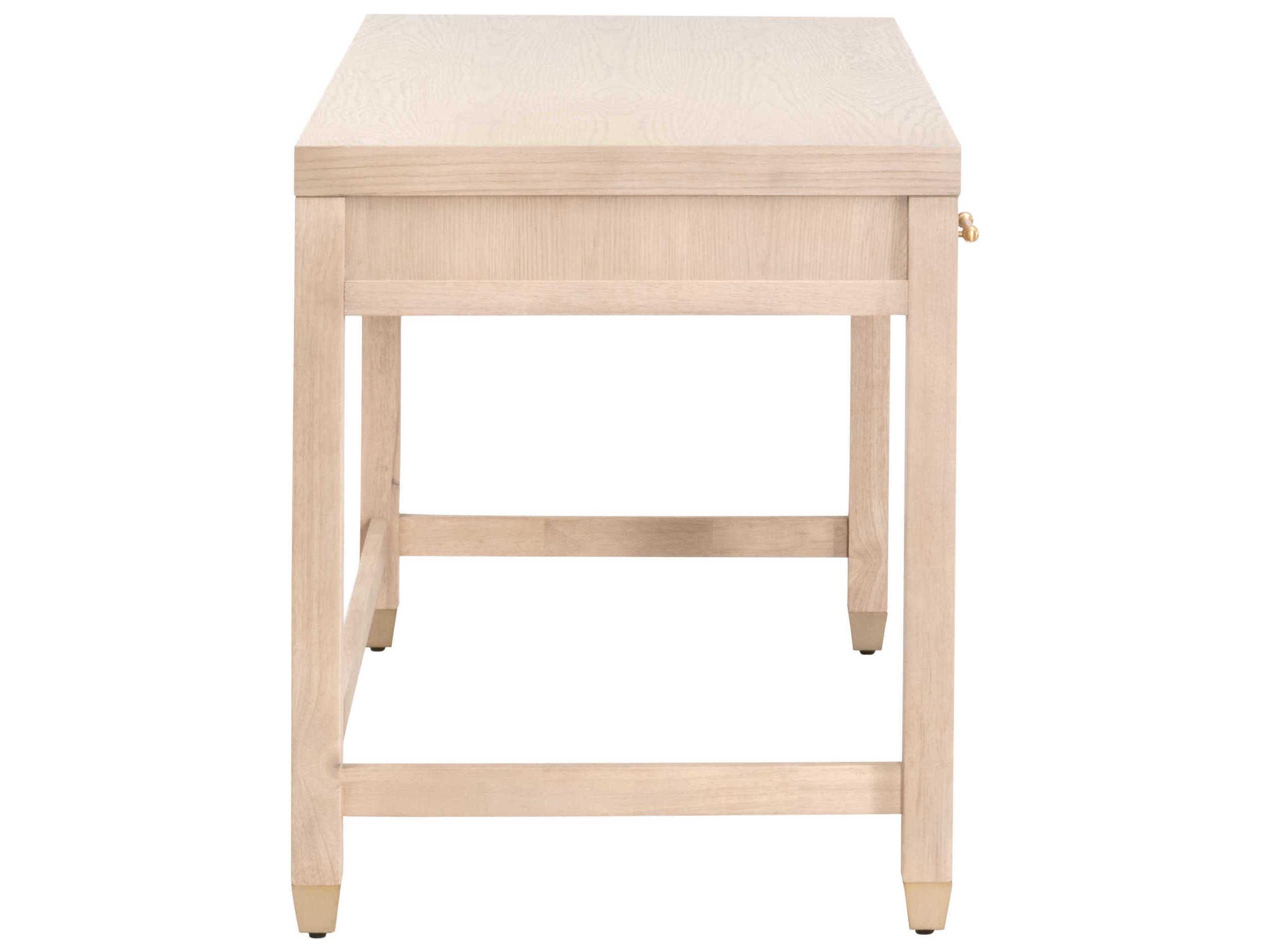 Essentials for Living Traditions Stella Light Honey Oak Brown Wood Writing Desk