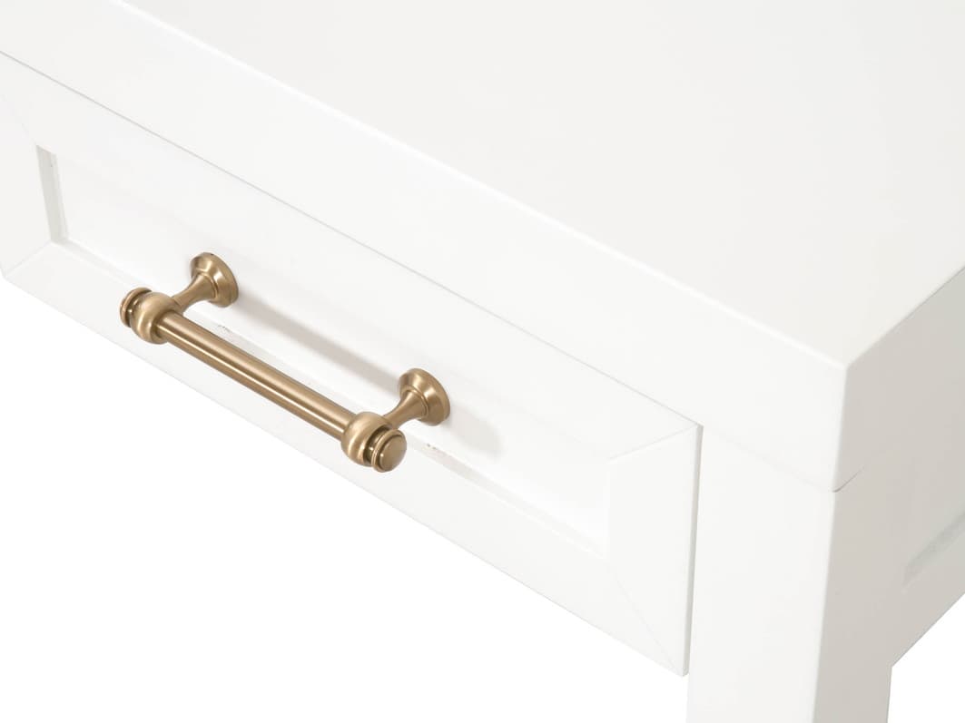 Essentials for Living Traditions Stella Matte White Ply Wood Secretary Desk