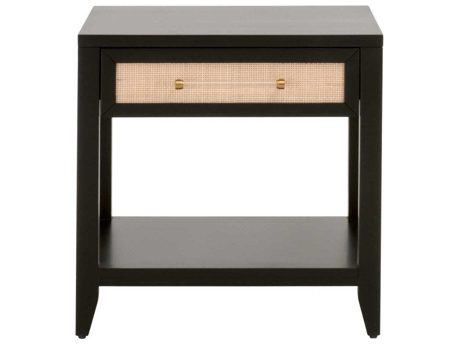 Essentials for Living Traditions Holland 1-Drawer Acacia Wood Nightstand