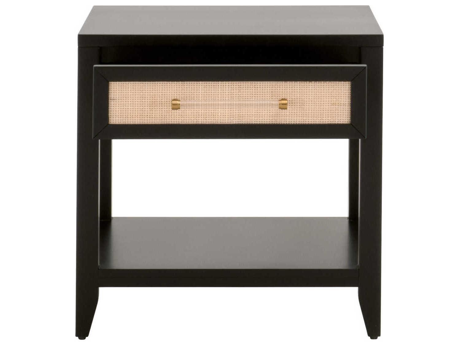 Essentials for Living Traditions Holland 1-Drawer Acacia Wood Nightstand