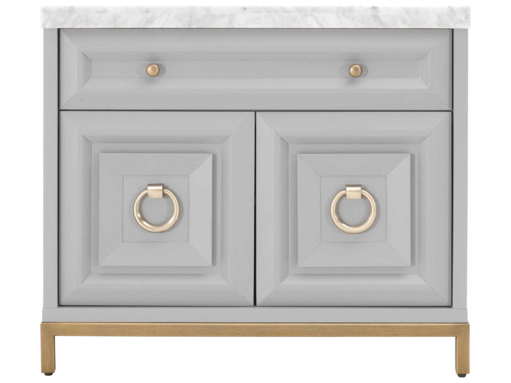 Luxecor Respite Gray Acacia Wood Accent Chest