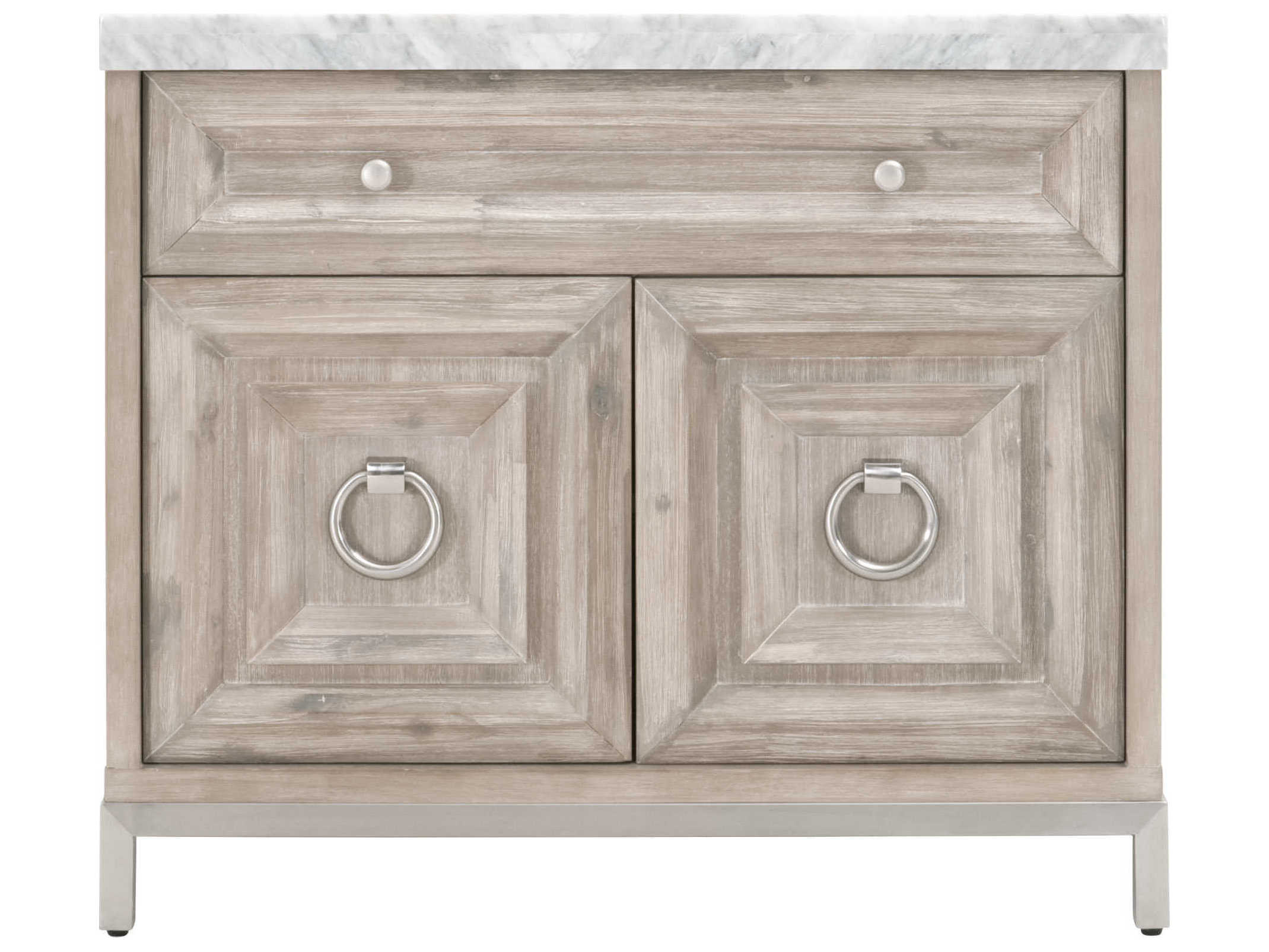 Essentials for Living Traditions Gray Acacia Wood Accent Chest