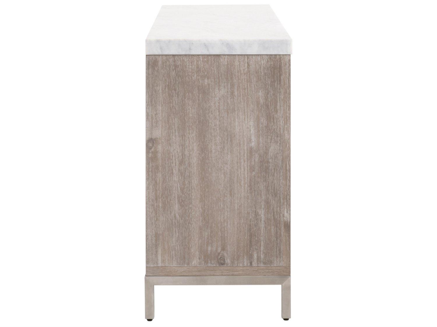 Essentials for Living Traditions Azure Carrera 6-Drawers Gray Acacia Wood Double Dresser