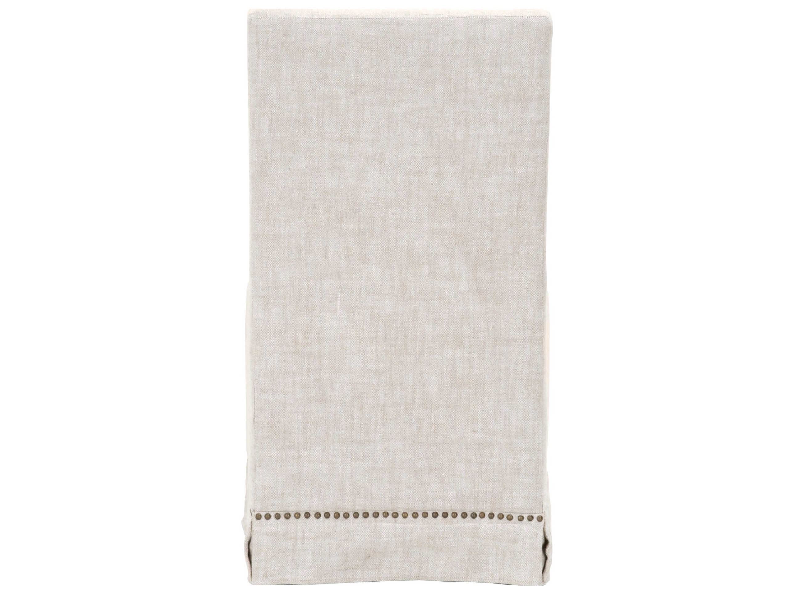 Luxecor Respite Birch Wood White Upholstered Side Dining Chair Set of 2