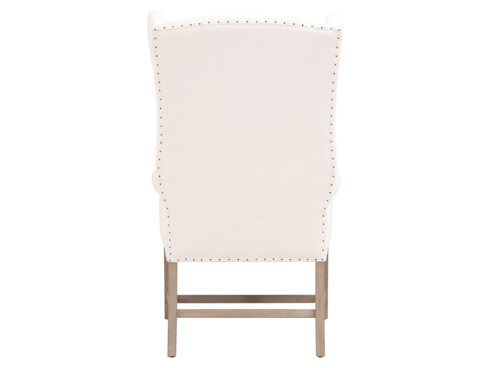 Essentials for Living Chateau White Fabric Accent Chair