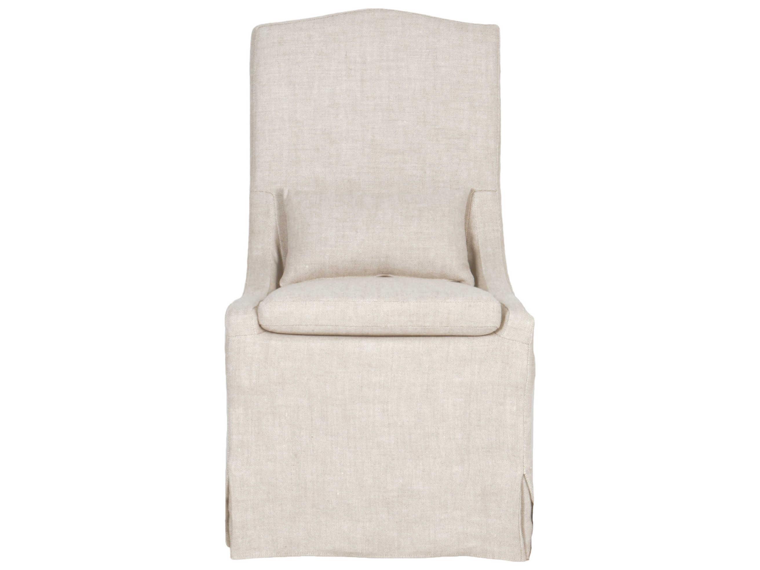 Essentials for Living Colette Ash Wood Beige Upholstered Side Dining Chair Set of 2