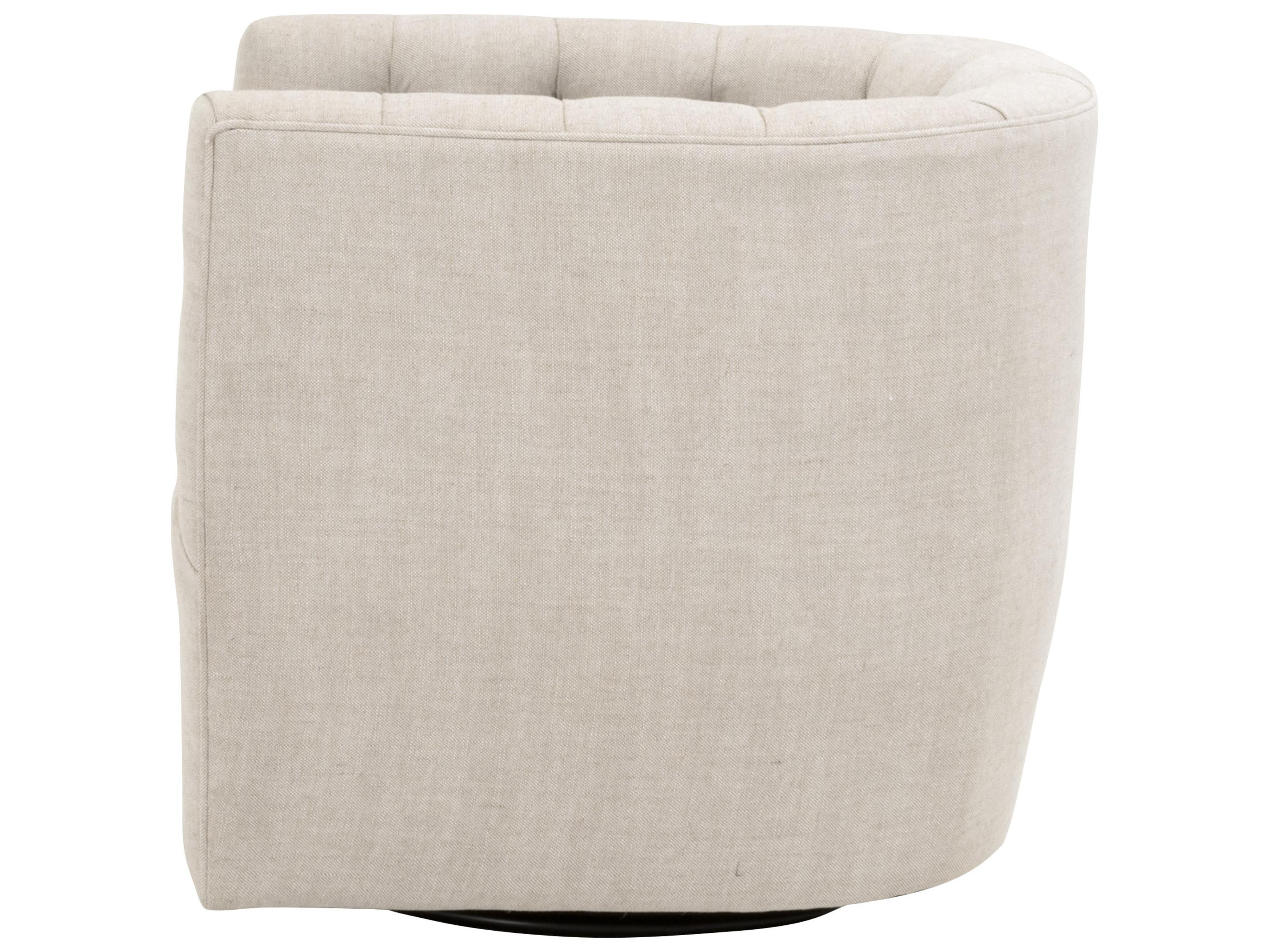 Essentials for Living Marcel Swivel Beige Club Chair