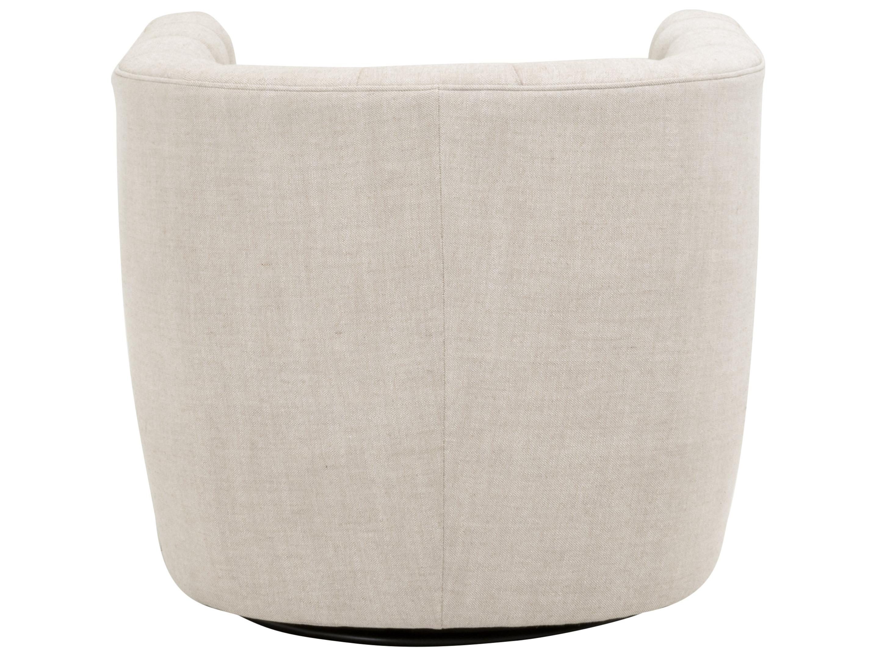 Essentials for Living Marcel Swivel Beige Club Chair