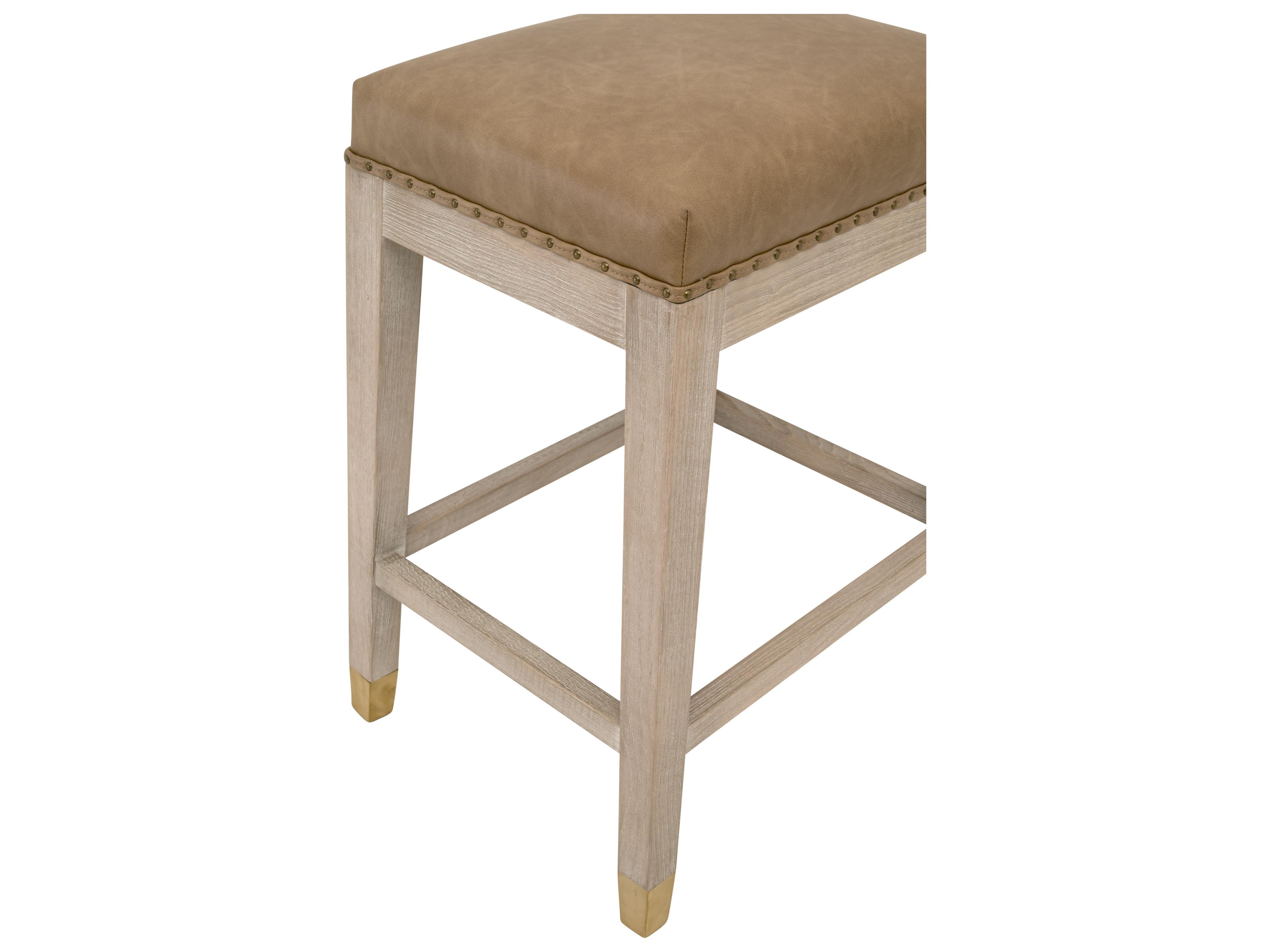 Essentials for Living Wyatt Upholstered Solid Wood Counter Stool