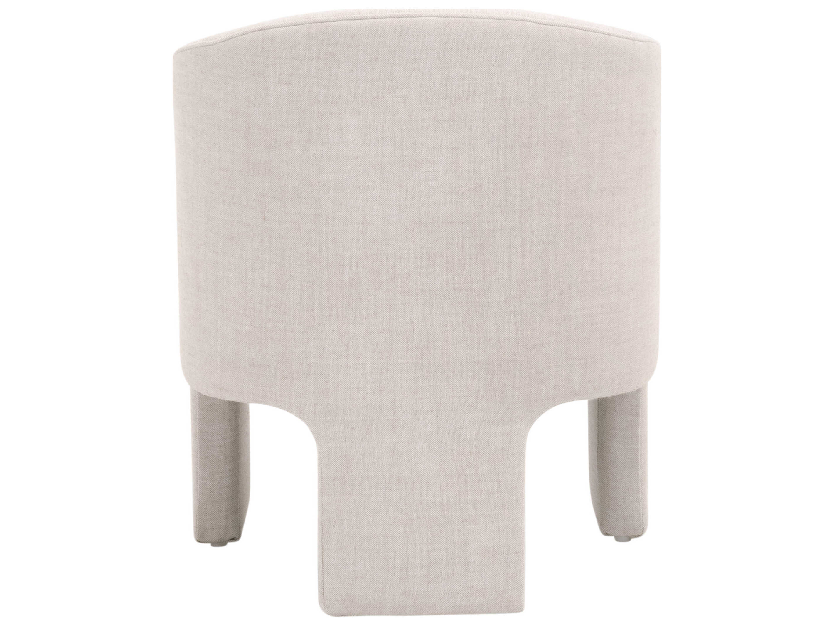 Essentials for Living Essentials Hall White Upholstered Arm Dining Chair