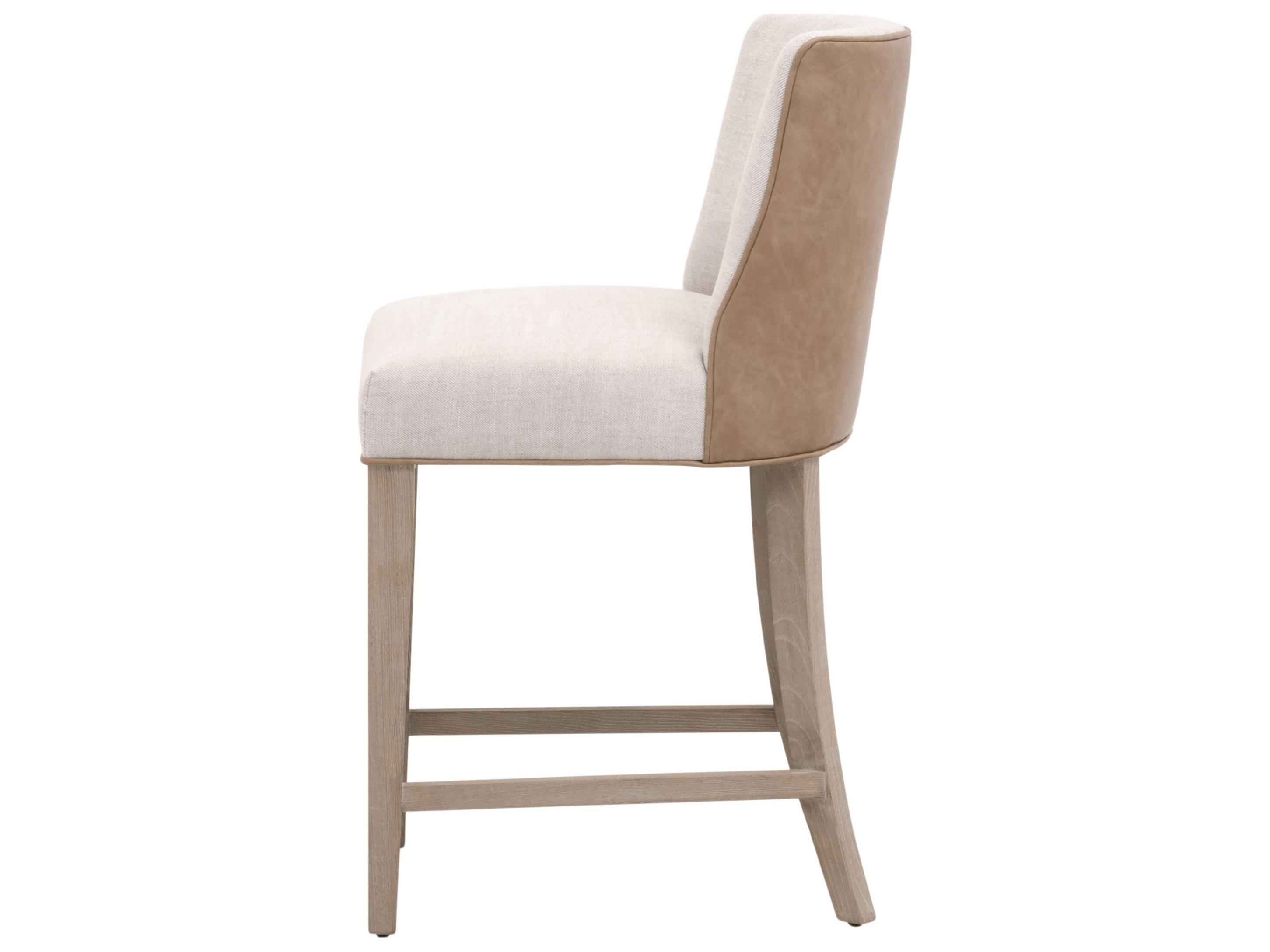 Essentials for Living Essentials Upholstered Ash Wood Counter Stool