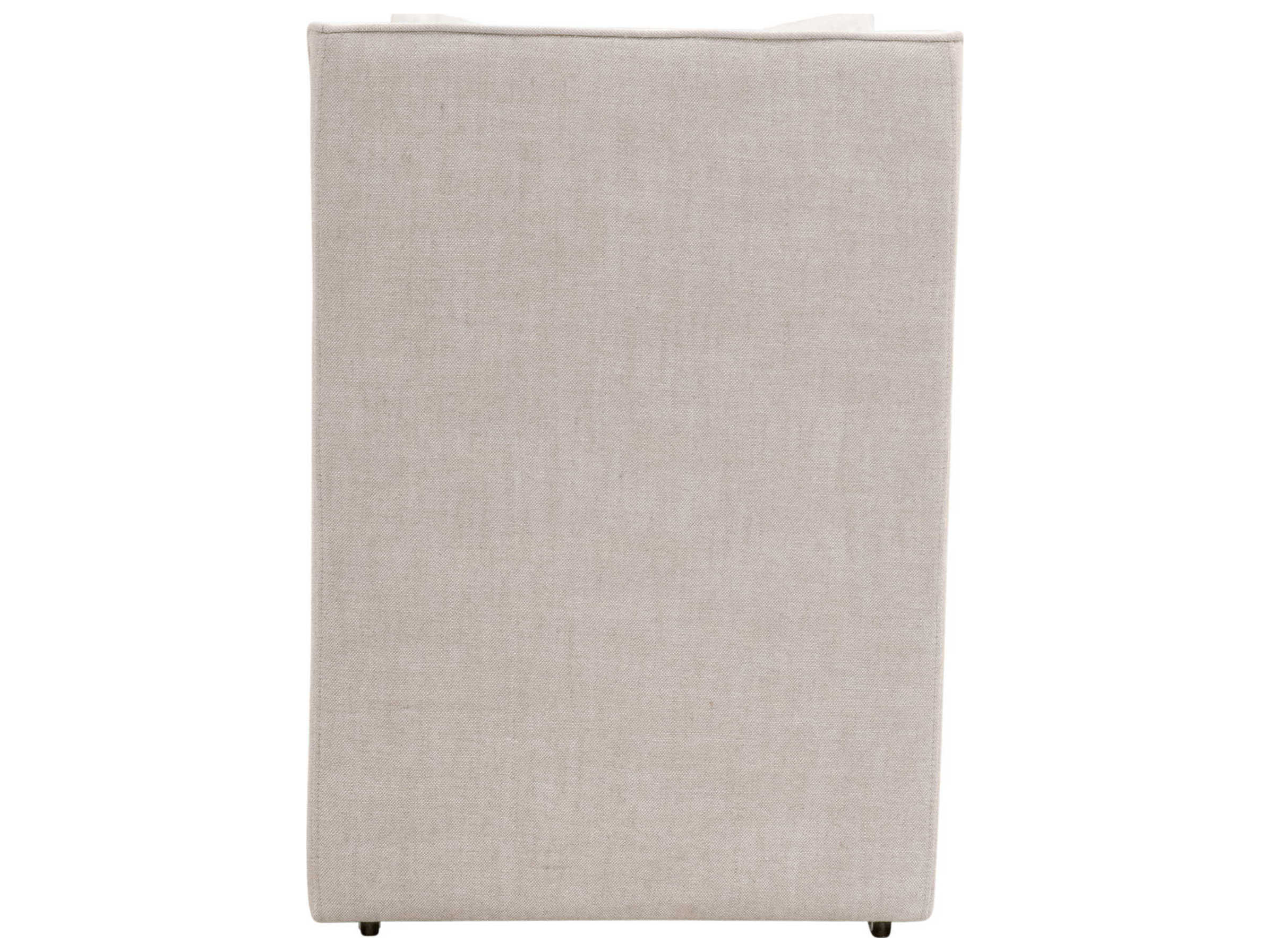 Essentials for Living Harmony White Upholstered Arm Dining Chair