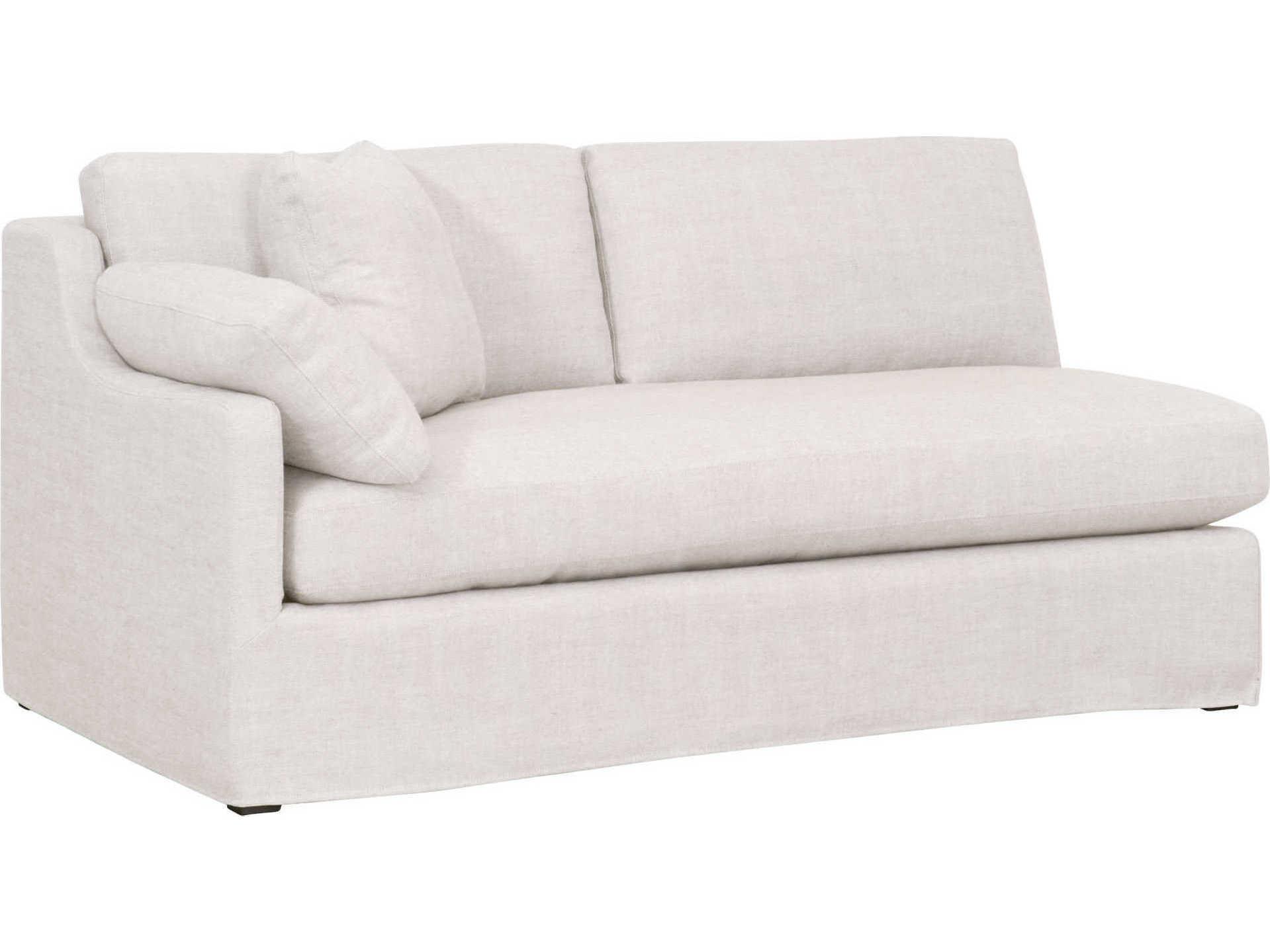 Luxecor Respite LAF Bisque Espresso Cream Upholstered Loveseat