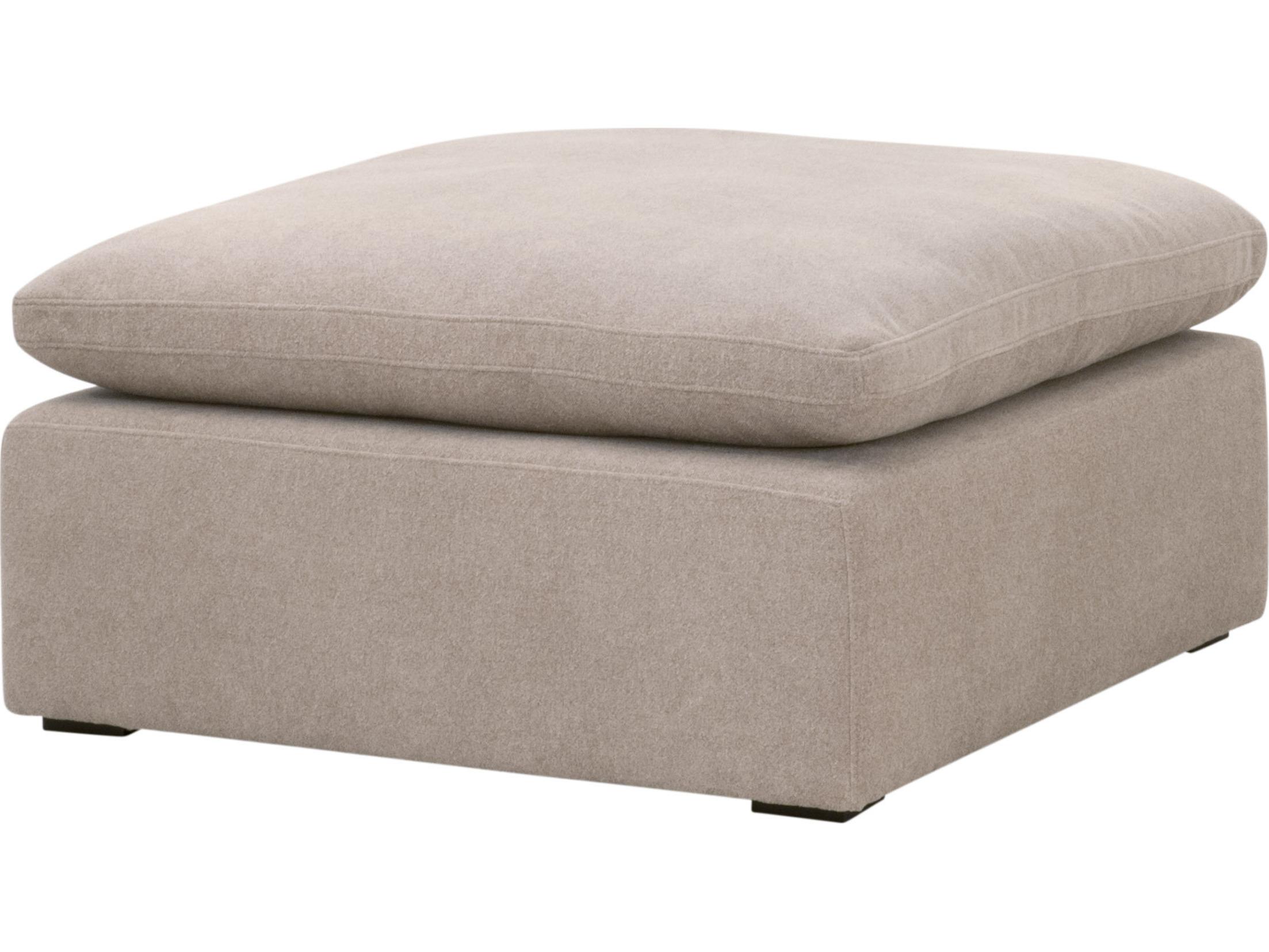 Luxecor Respite Beige Upholstered Ottoman
