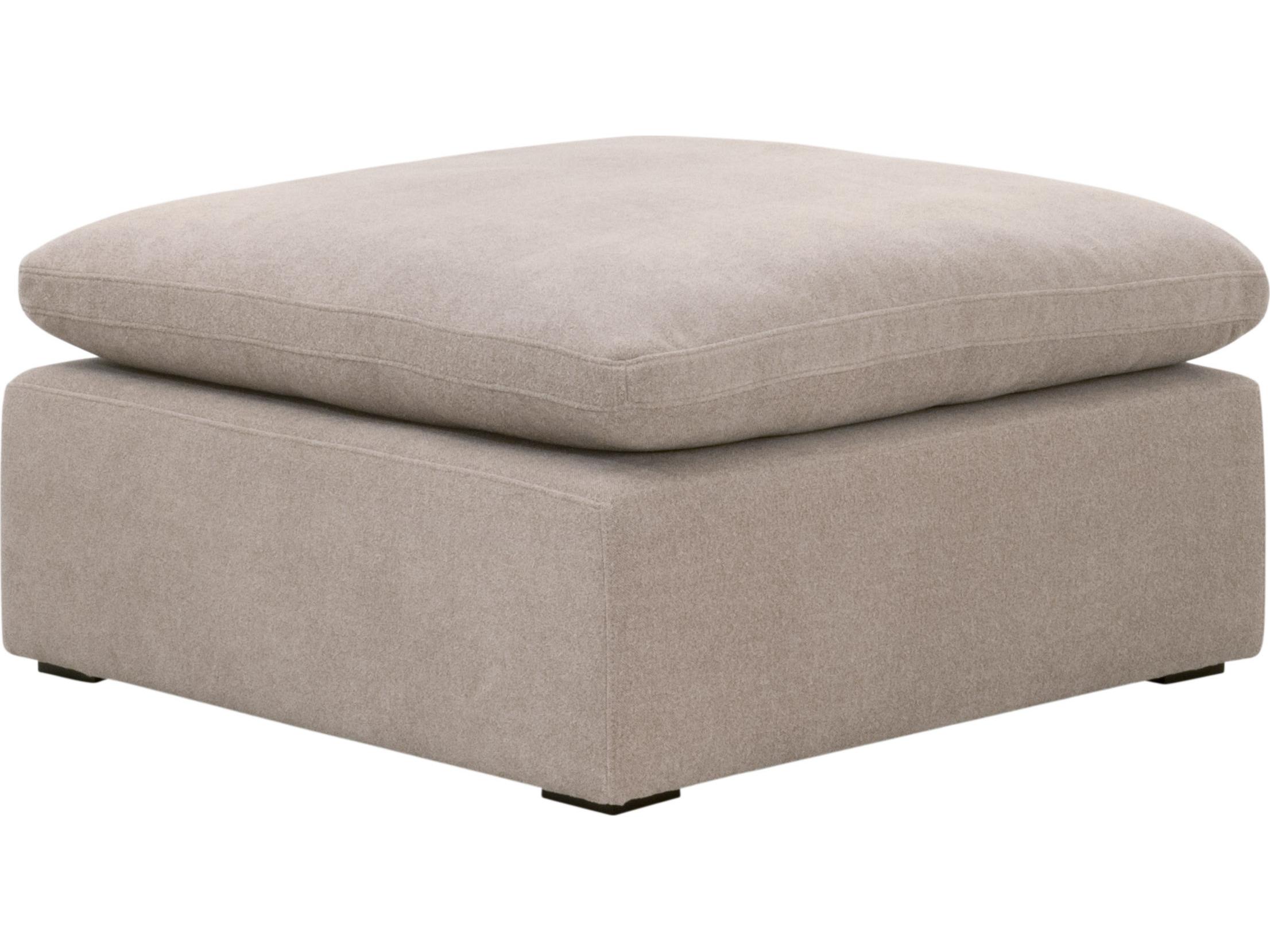 Luxecor Respite Beige Upholstered Ottoman