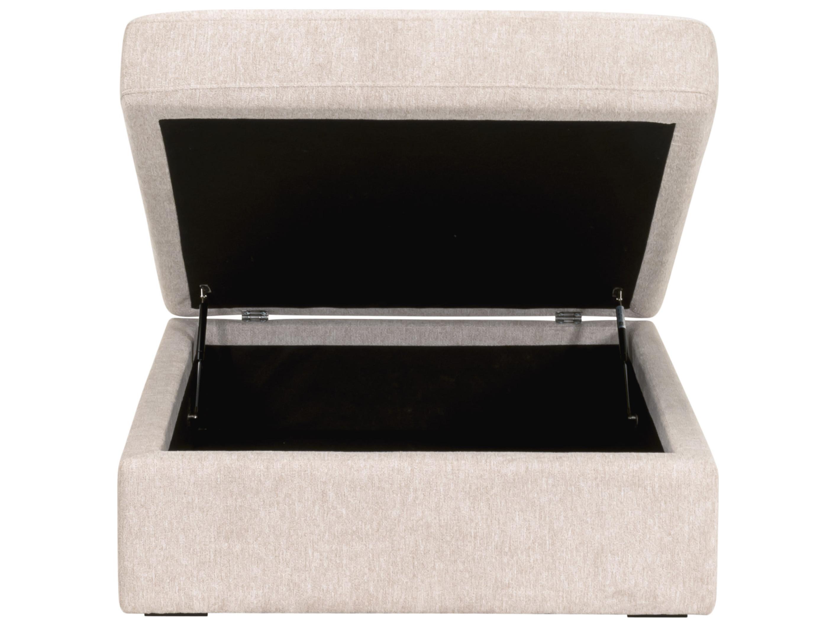 Essentials for Living Stitch & Hand - Upholstery Daley Beige Upholstered Ottoman