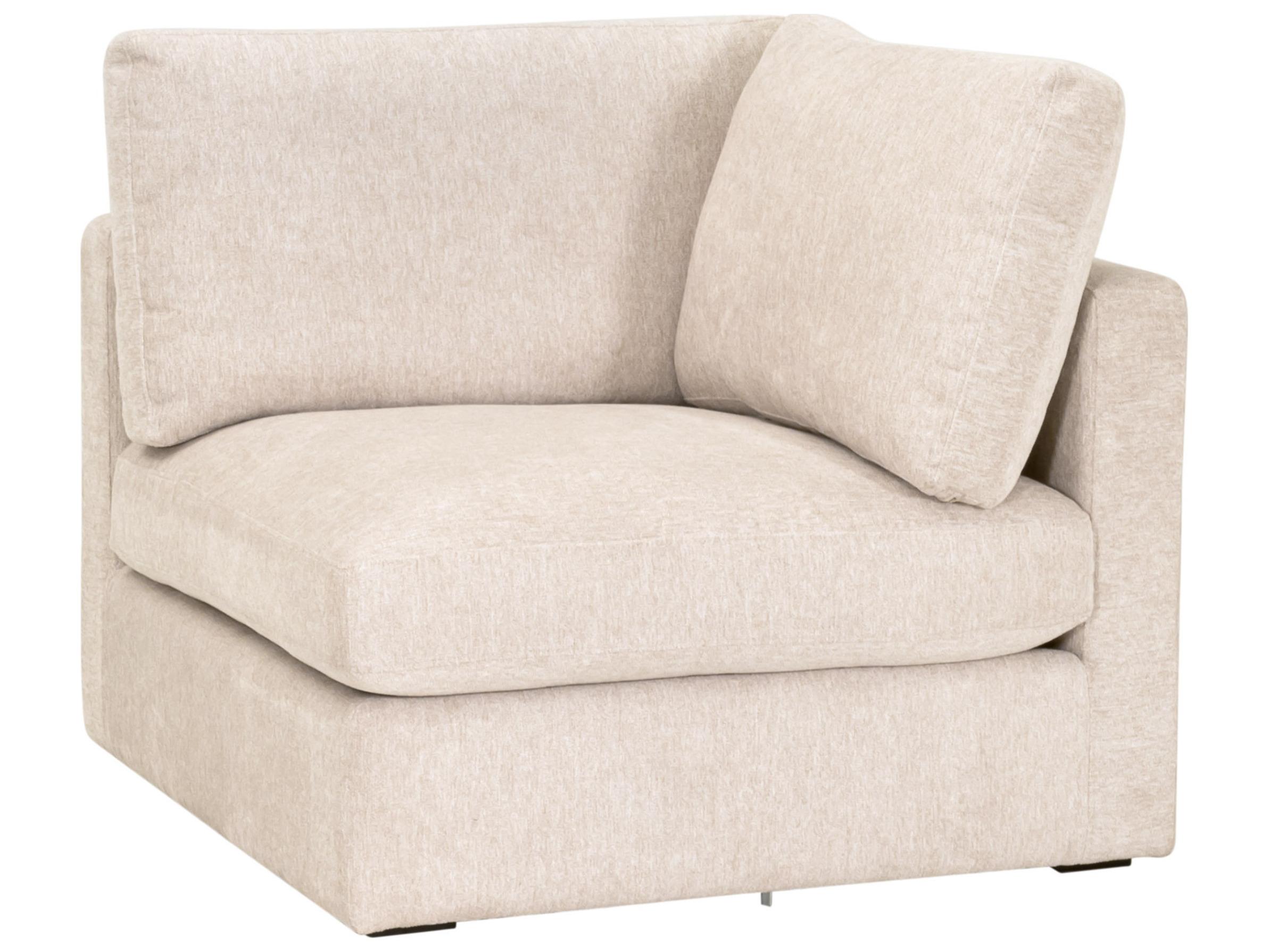 Essentials for Living Stitch & Hand - Upholstery Daley Beige Upholstered Wedge Chair