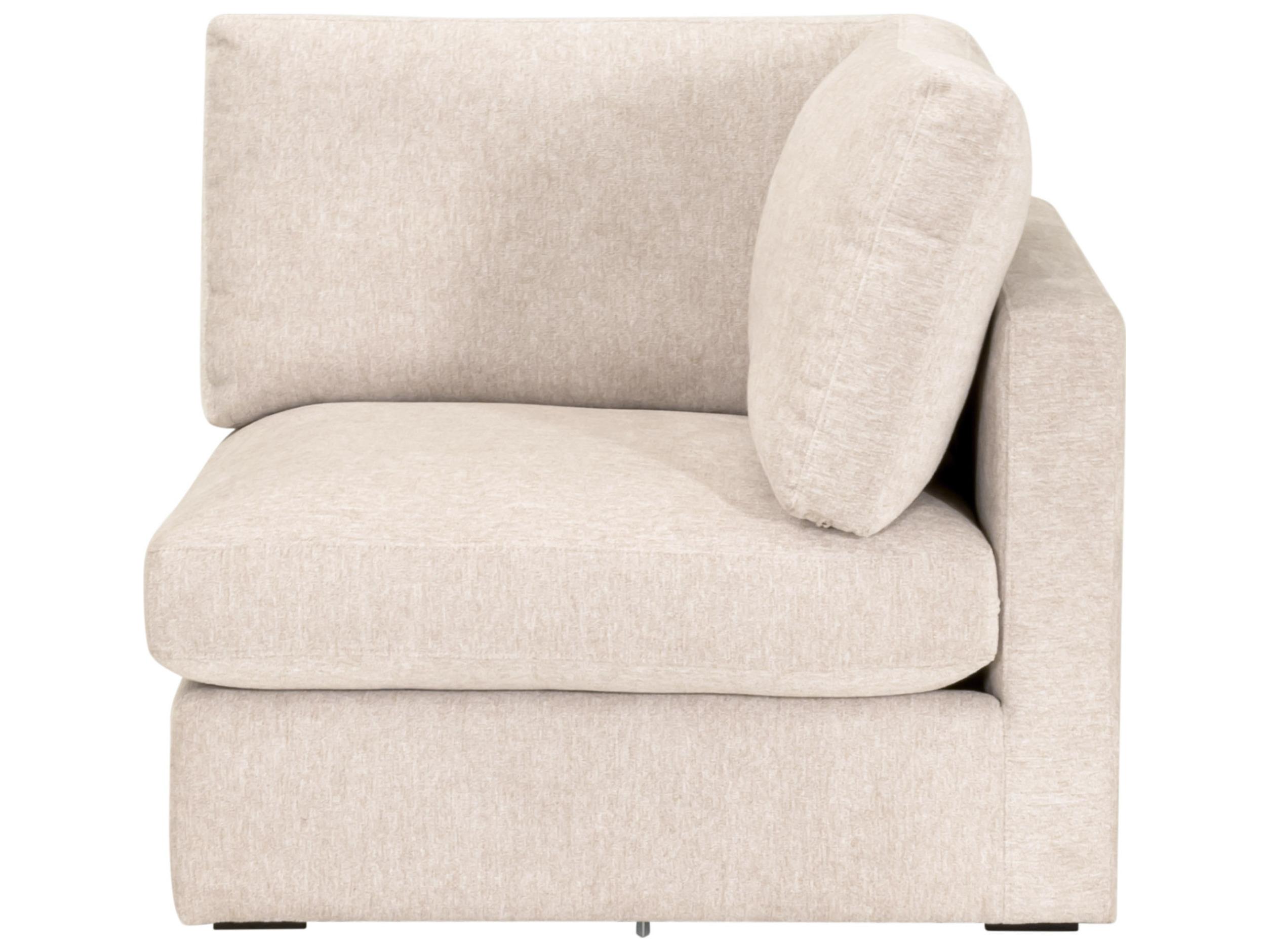 Essentials for Living Stitch & Hand - Upholstery Daley Beige Upholstered Wedge Chair