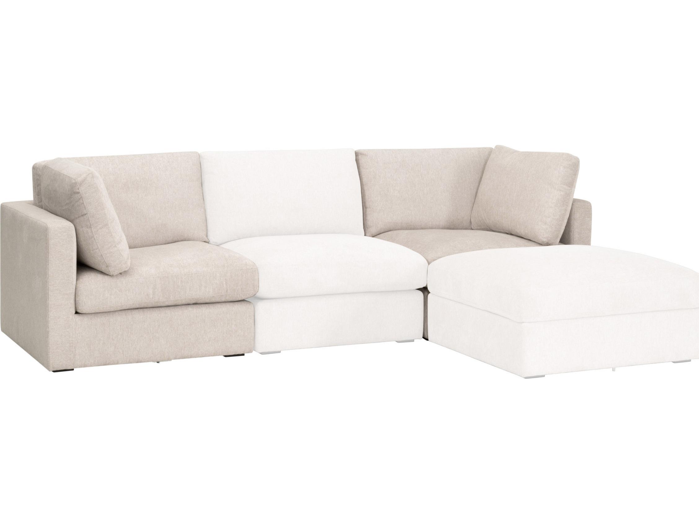 Essentials for Living Stitch & Hand - Upholstery Daley Beige Upholstered Wedge Chair