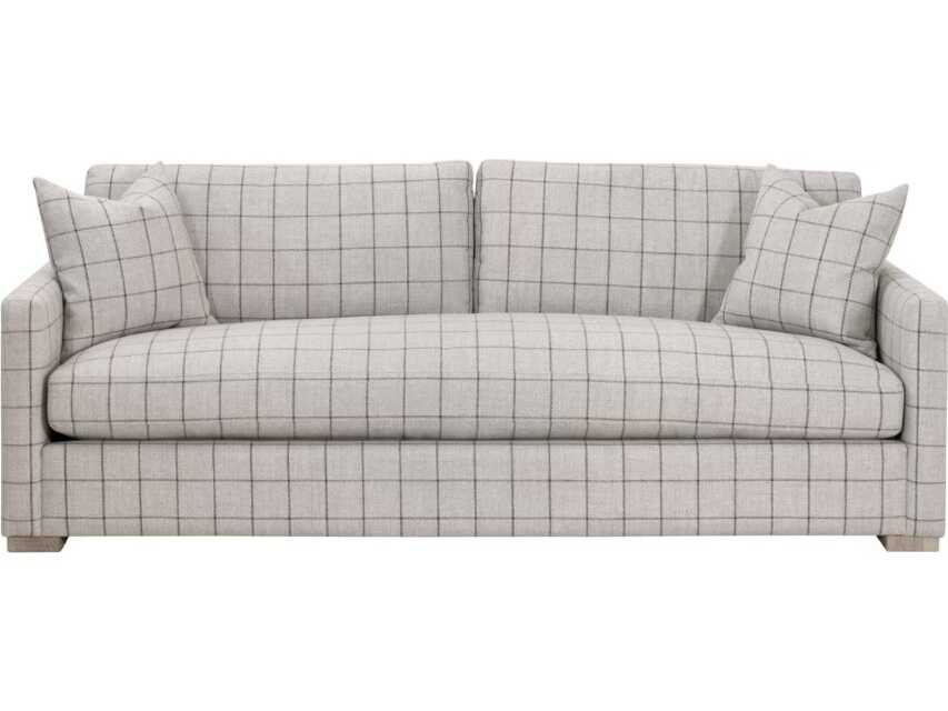 Essentials for Living Stitch & Hand Clara Gray Upholstered Sofa