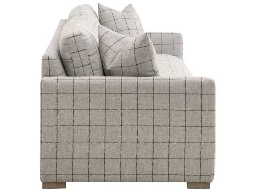Essentials for Living Stitch & Hand Clara Gray Upholstered Sofa