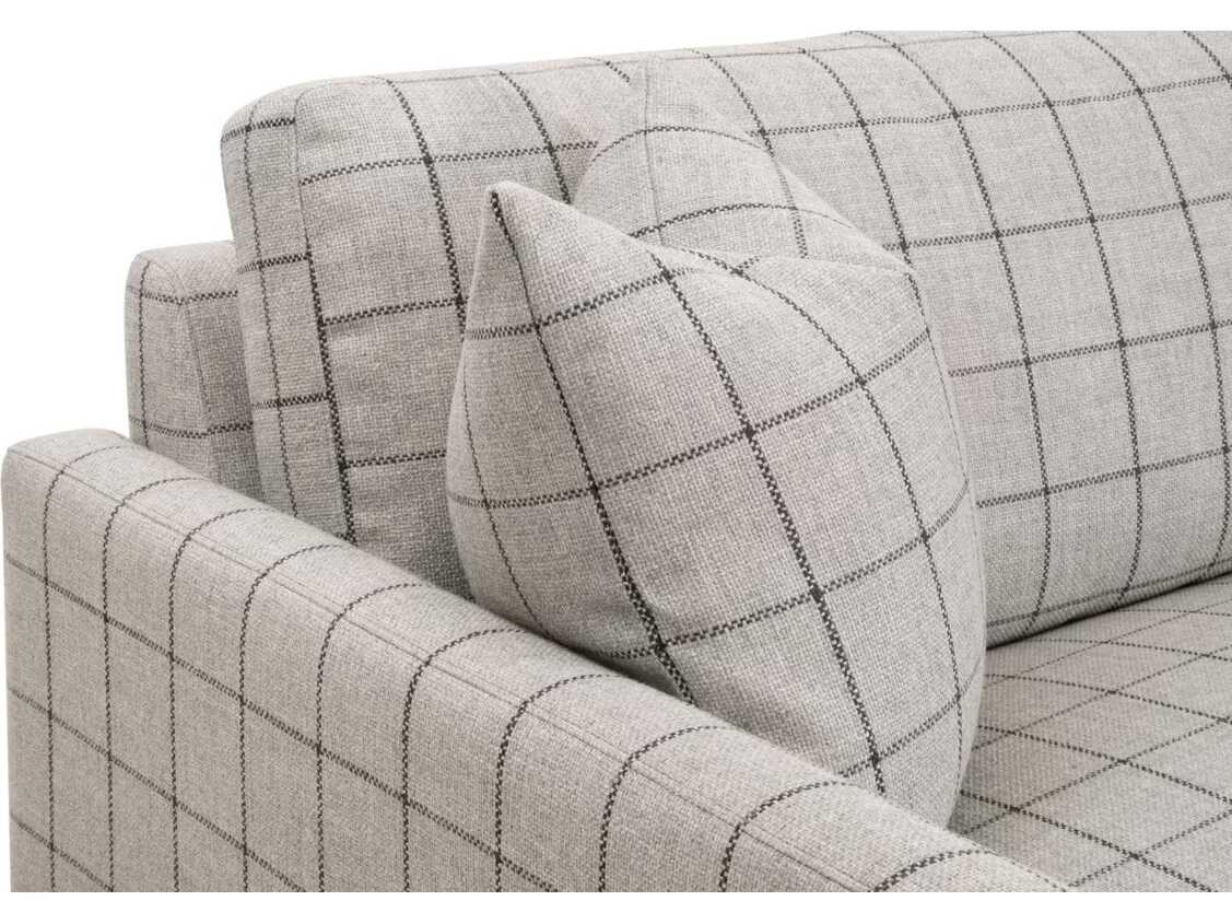 Essentials for Living Stitch & Hand Clara Gray Upholstered Sofa