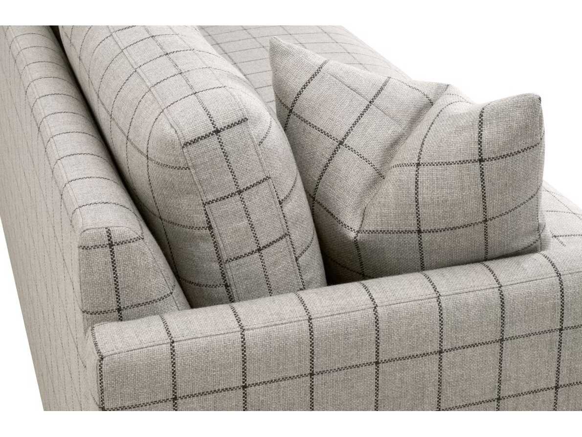 Essentials for Living Stitch & Hand Clara Gray Upholstered Sofa