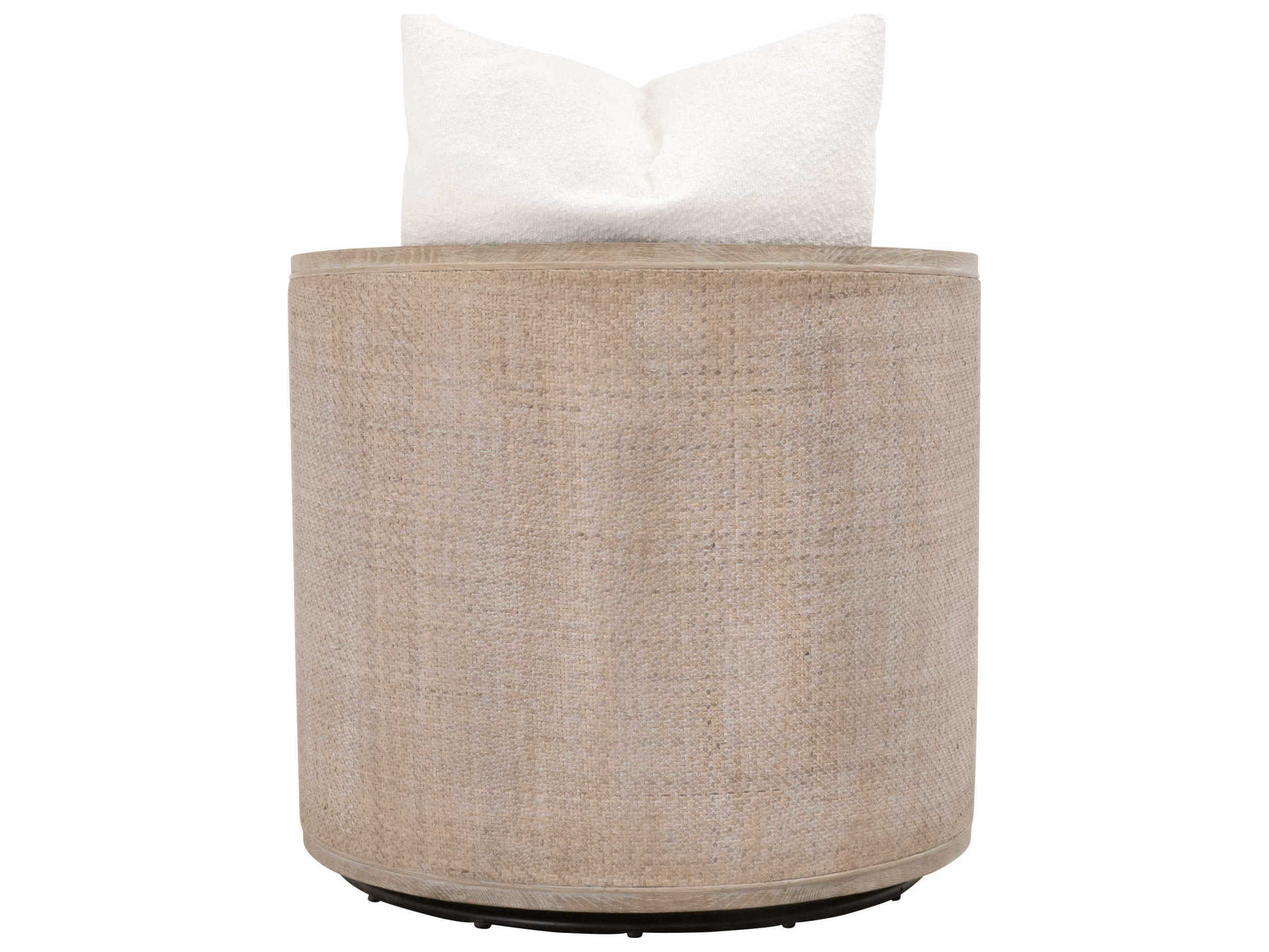 Essentials for Living Stitch & Hand McGuire Swivel Brown Fabric Accent Chair