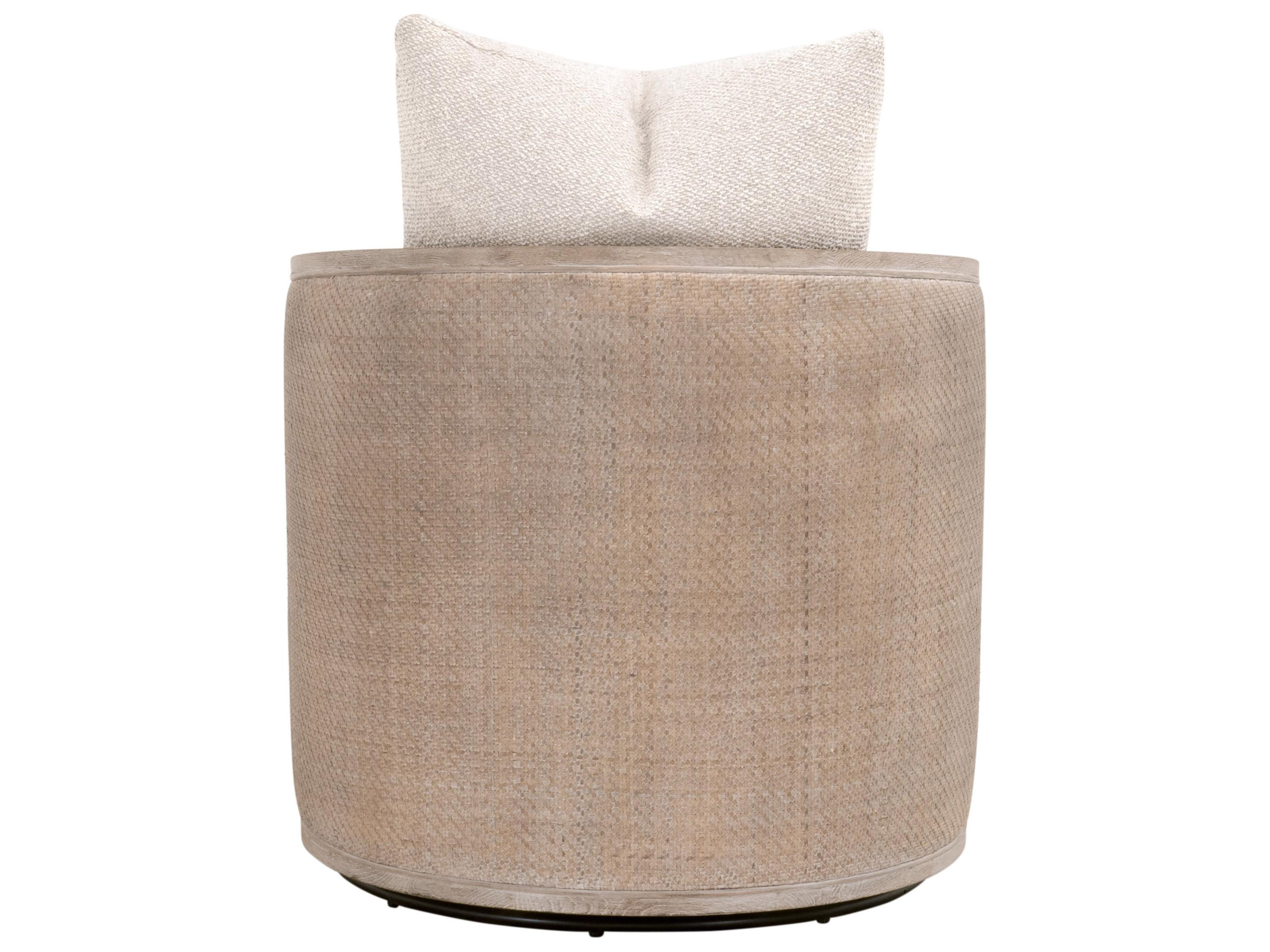 Essentials for Living Stitch & Hand - Dining & Bedroom Swivel Beige Club Chair