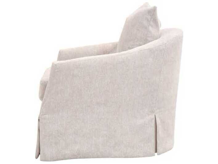 Luxecor Respite Swivel Beige Club Chair