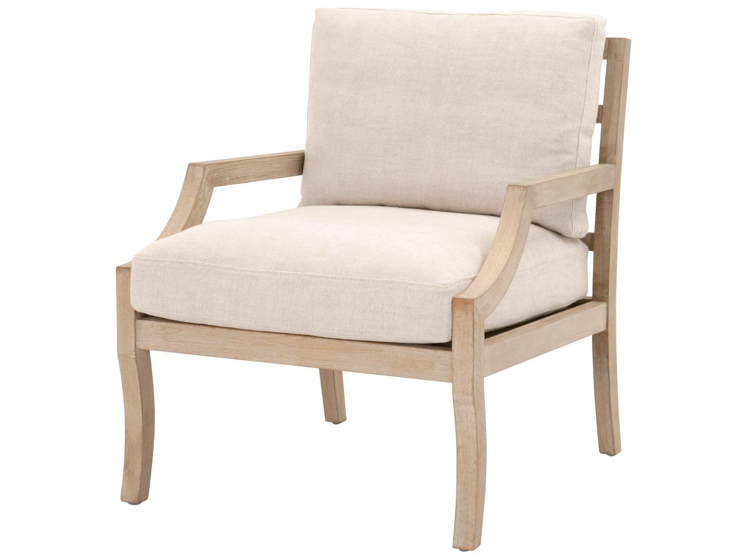 Luxecor Respite Beige Fabric Accent Chair