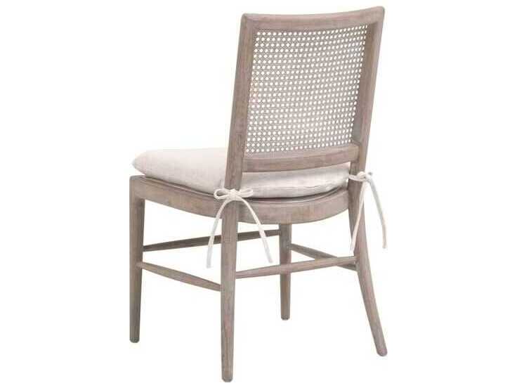 Essentials for Living Stitch & Hand - Dining & Bedroom Blume Oak Wood Natural Upholstered Armless Dining Chair, Set of 2