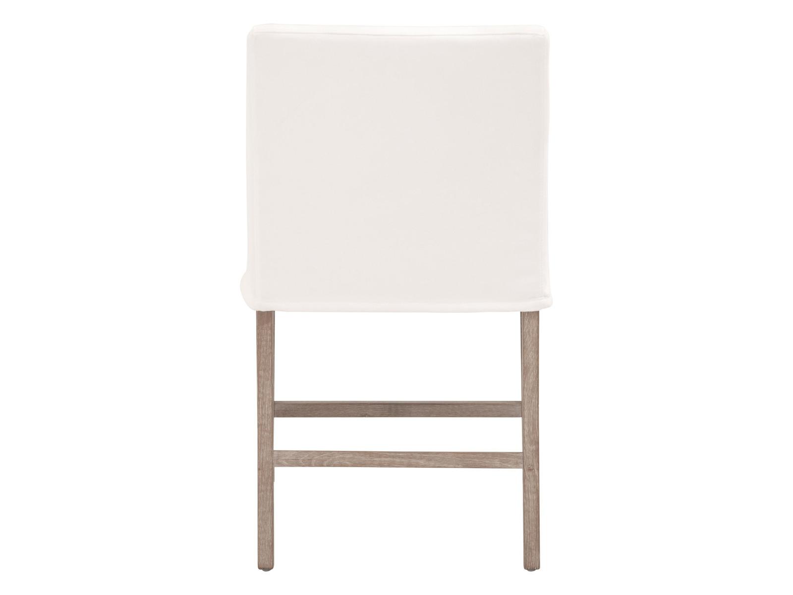 Luxecor Respite Upholstered Oak Wood Counter Stool