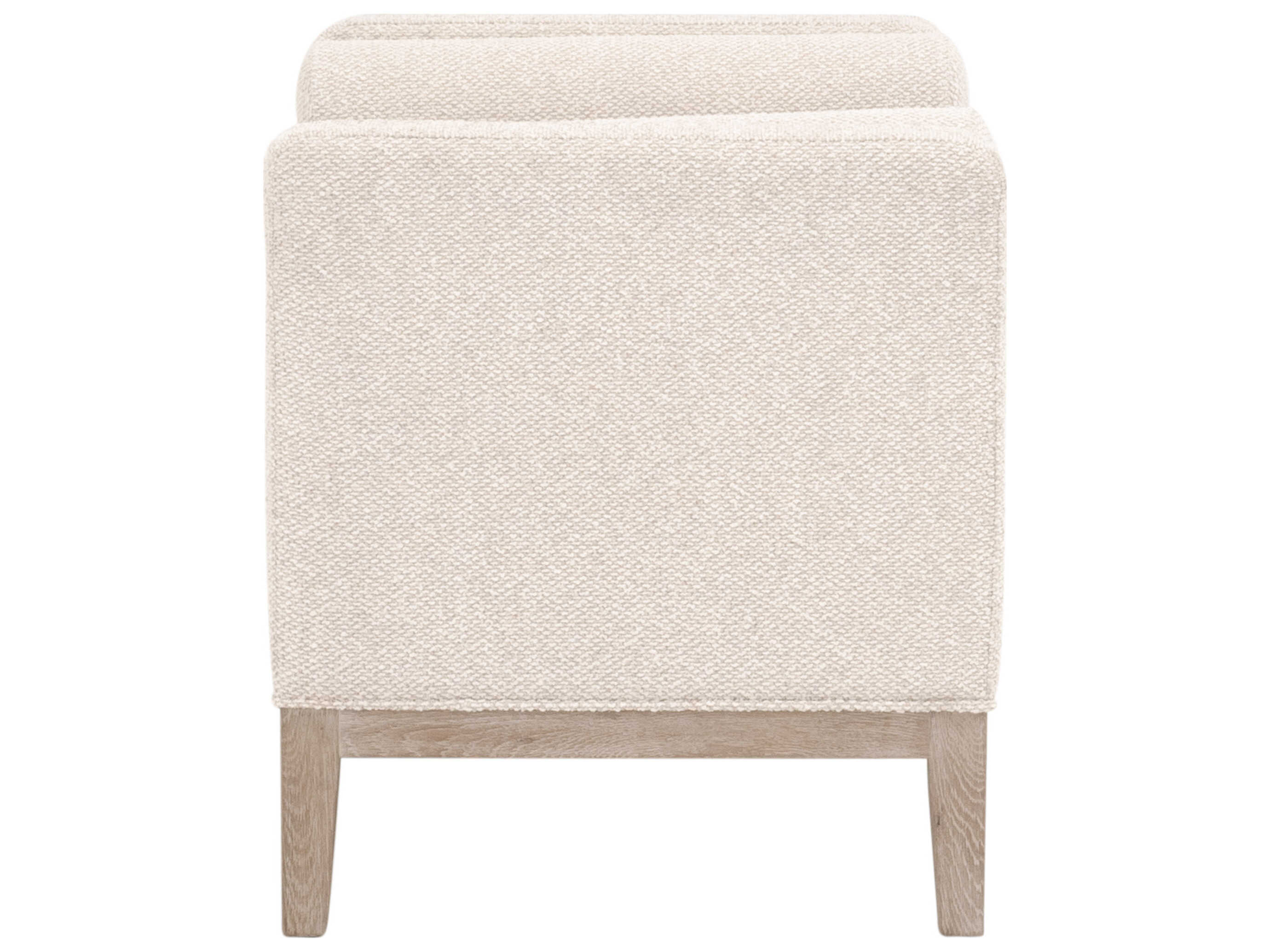 Essentials for Living Stitch & Hand - Dining & Bedroom Keaton Natural Gray Oak Upholstered Accent Stool