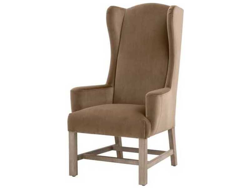 Essentials for Living Stitch & Hand - Dining & Bedroom Brown Velvet Accent Chair