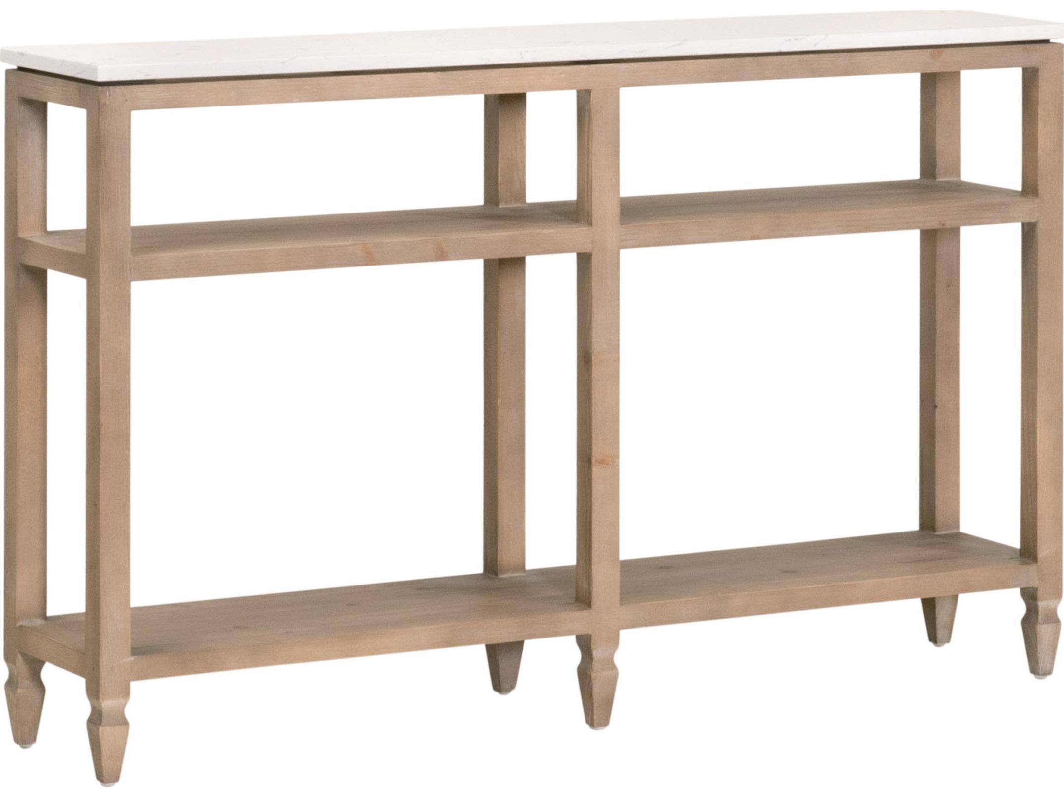 Essentials for Living Bella Antique 54" Emerie Narrow Console Table