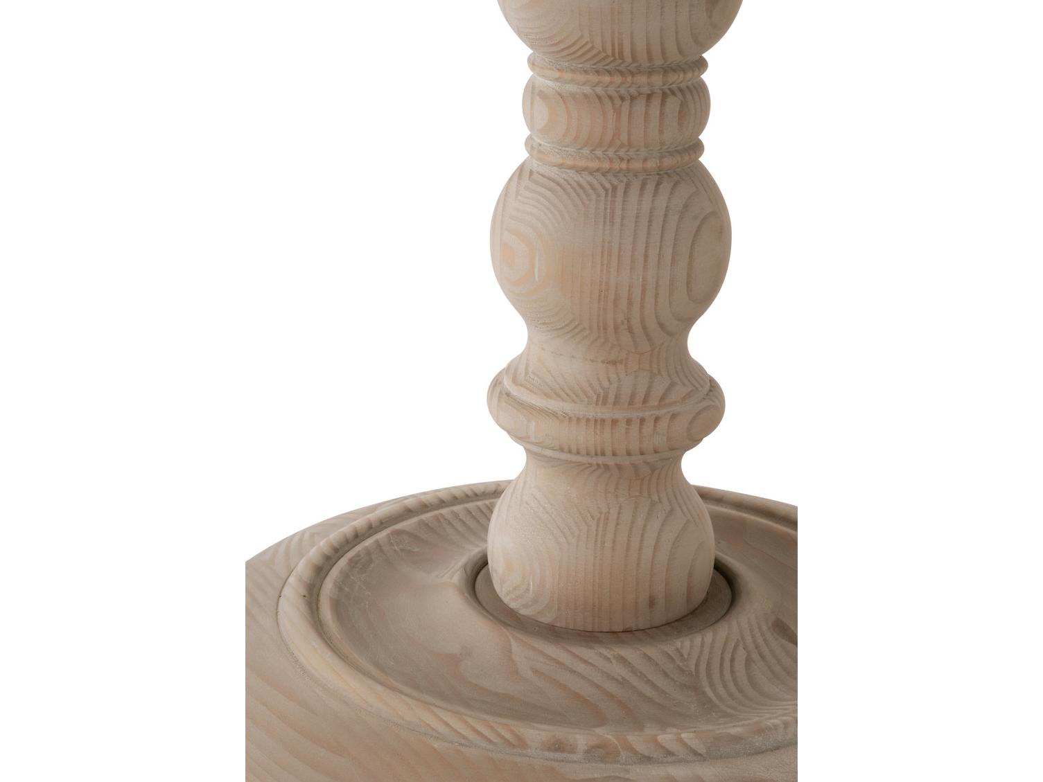 Essentials for Living Bella Antique Chelsea Round Wood Smoke Gray Pine Dining Table