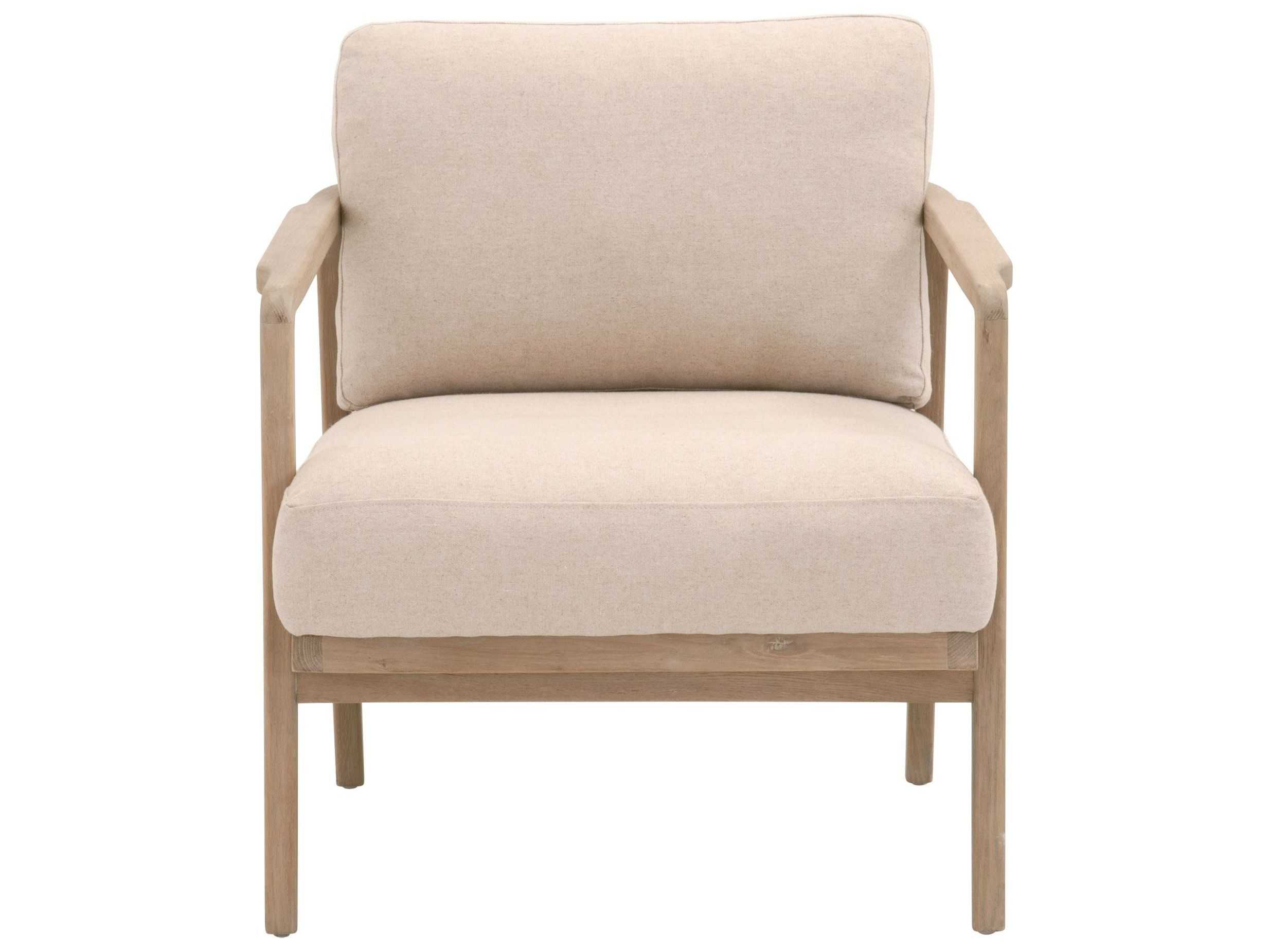 Essentials for Living Bella Antique Harbor Beige Fabric Accent Chair