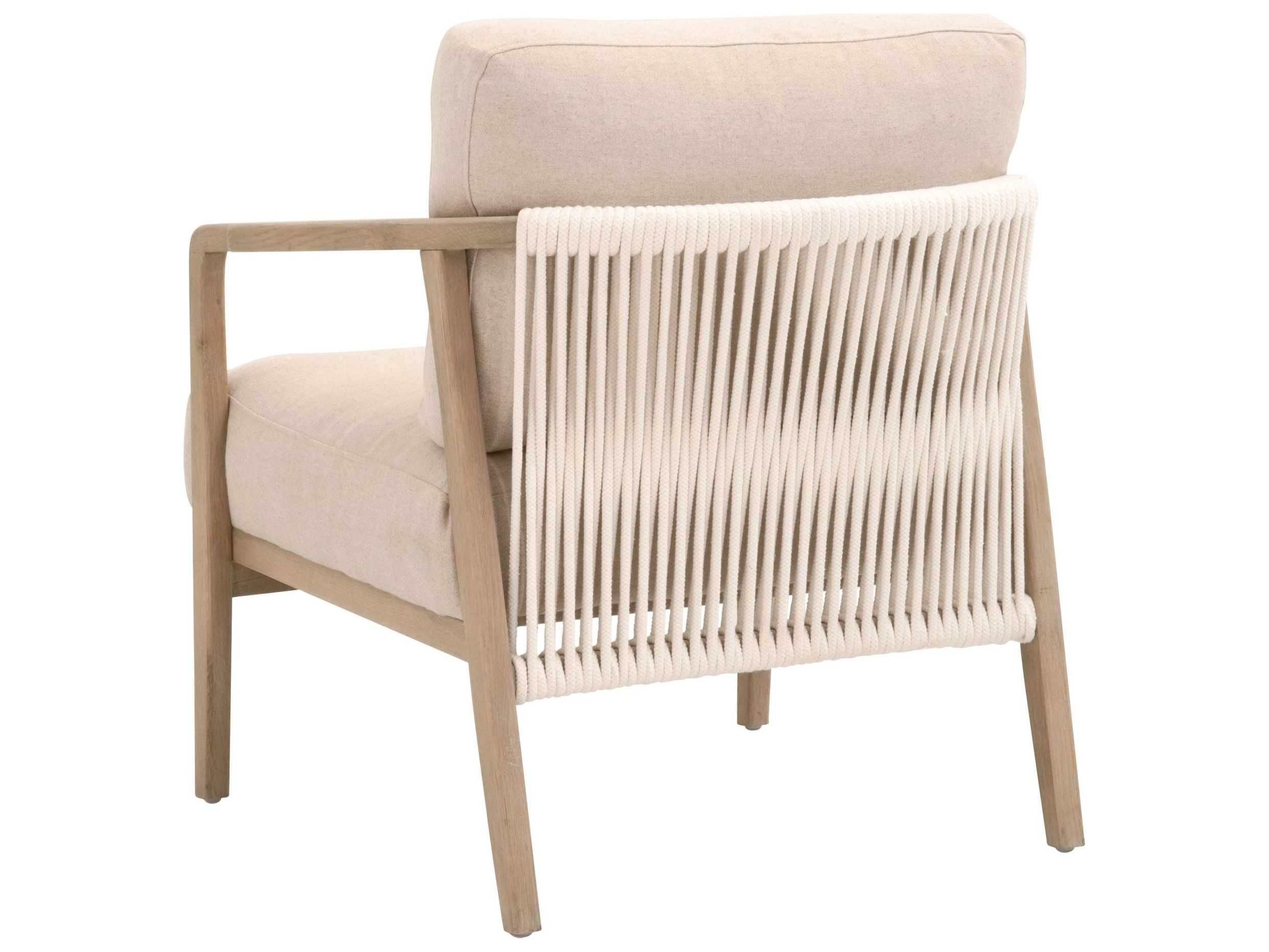 Essentials for Living Bella Antique Harbor Beige Fabric Accent Chair