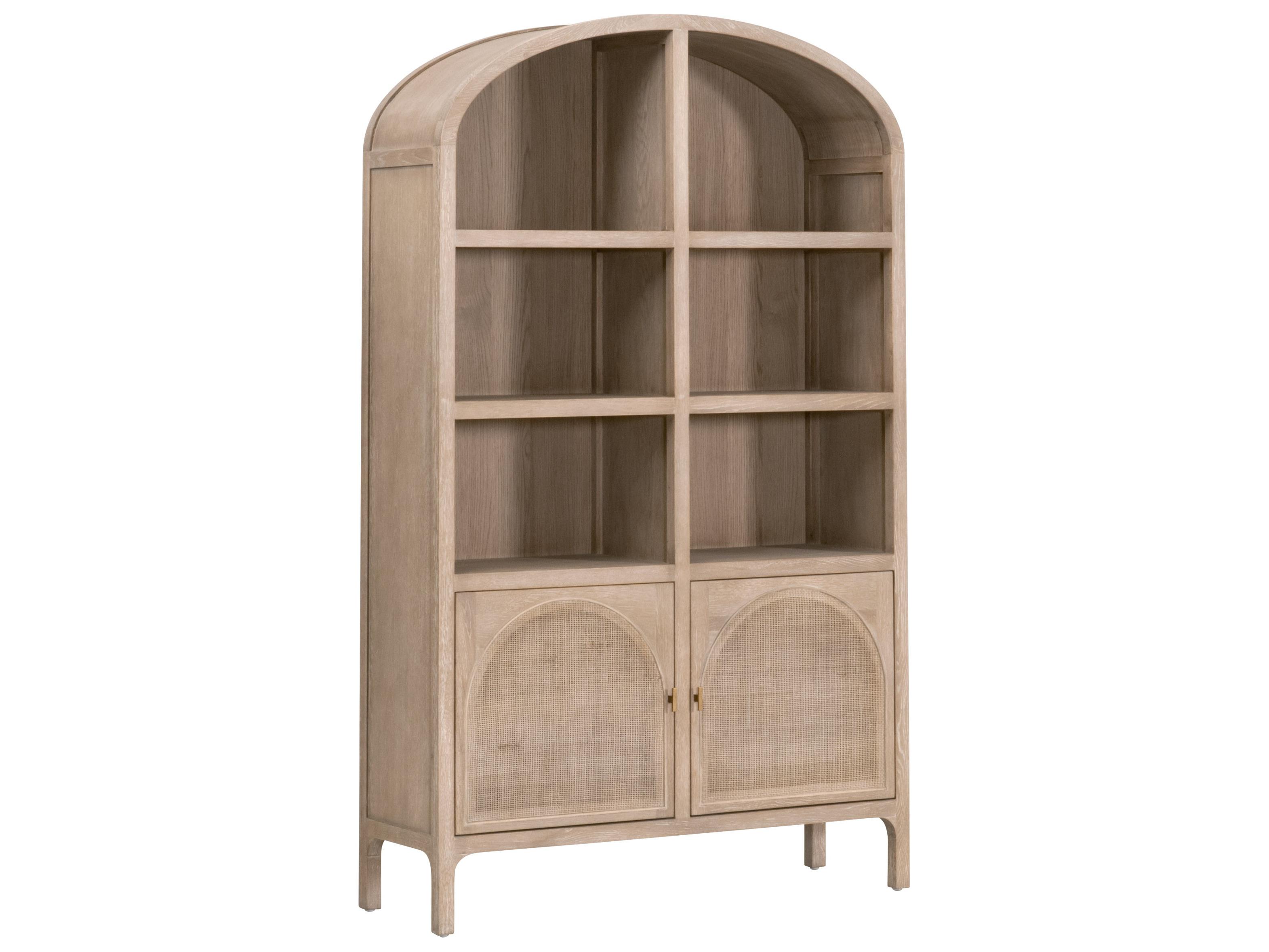 Essentials for Living Bella Antique Cane Storage Bookcase