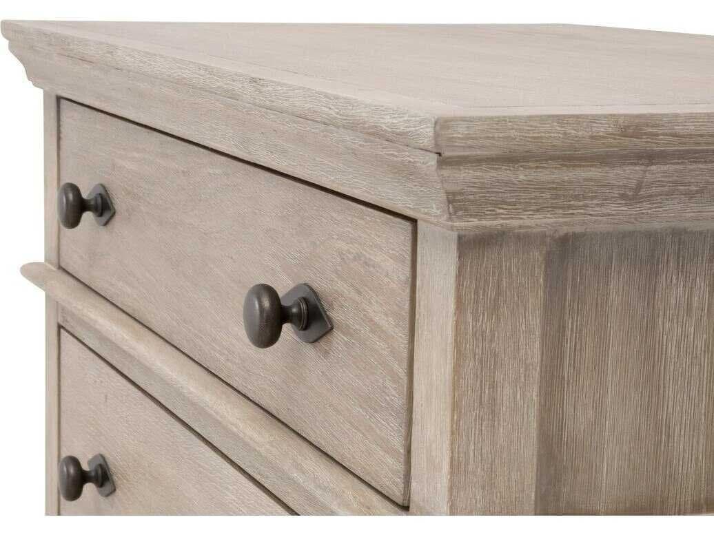 Essentials for Living Sample Oxford 3-Drawers Oak Wood Nightstand