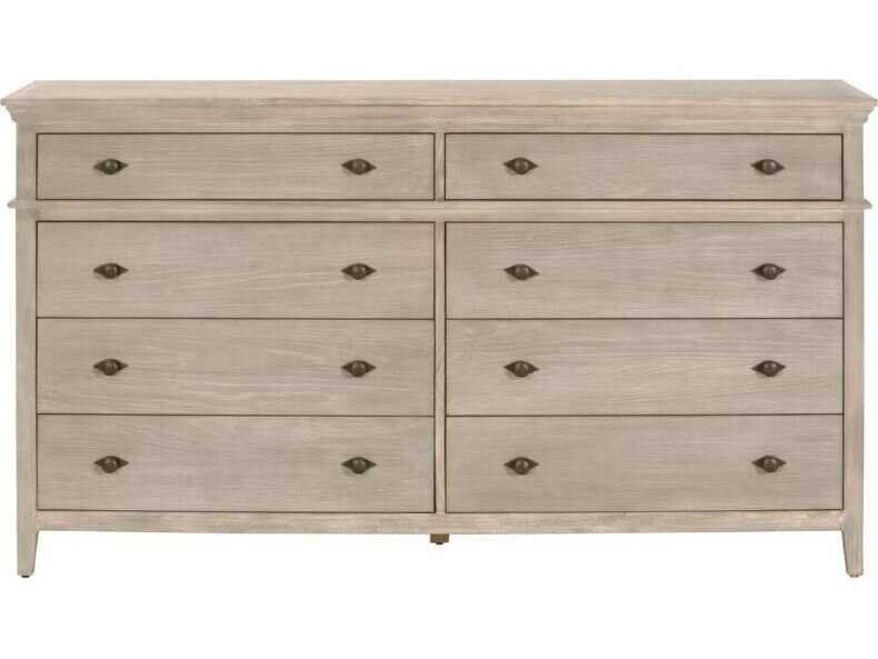Essentials for Living Sample Oxford Oak Wood Double Dresser
