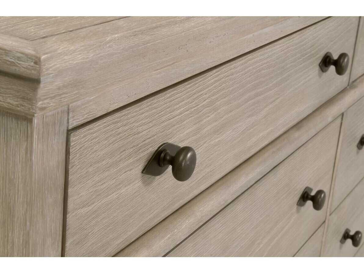 Essentials for Living Sample Oxford Oak Wood Double Dresser
