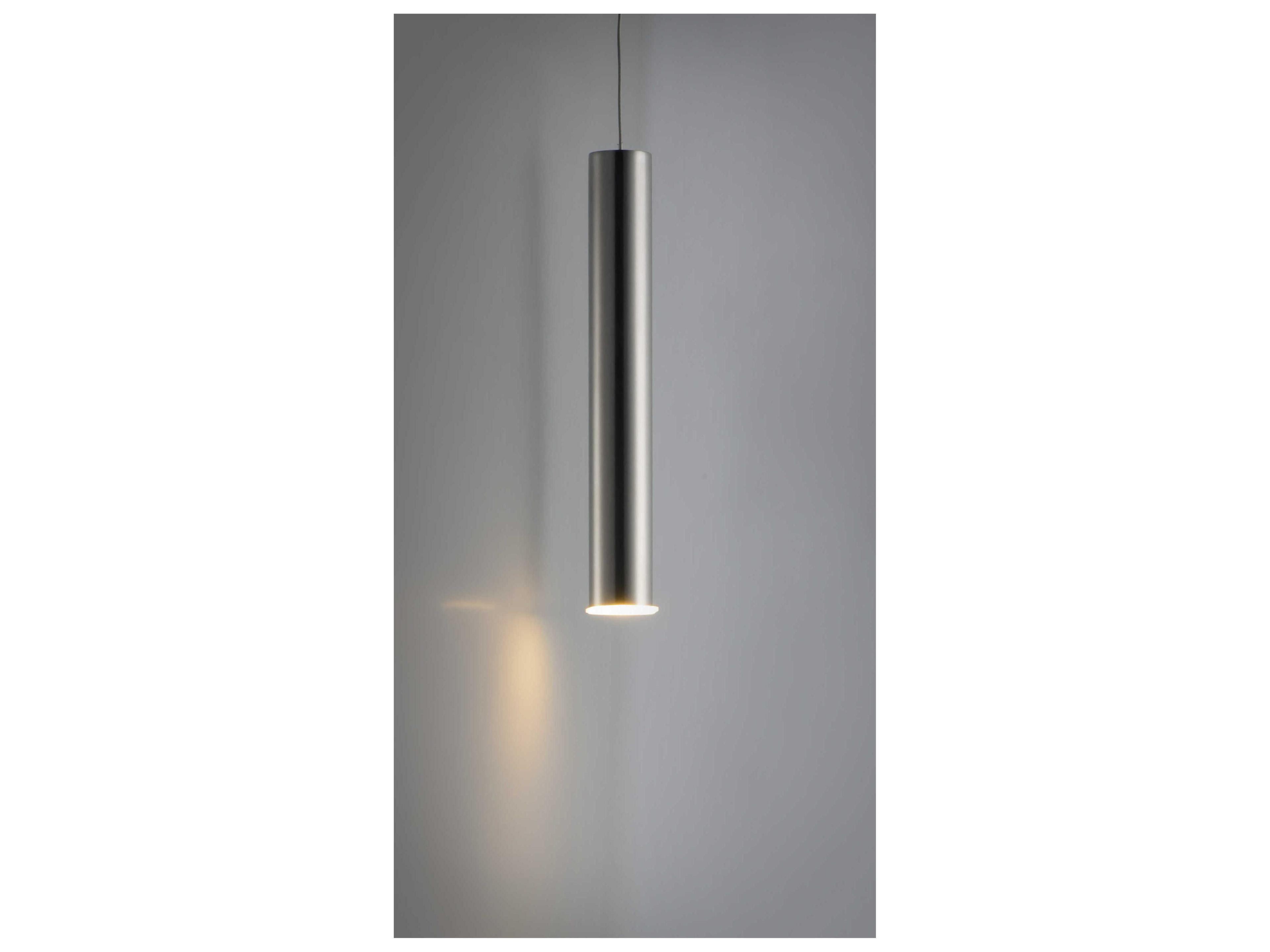 ET2 1-Light Polished Chrome LED Cylinder Mini Pendant