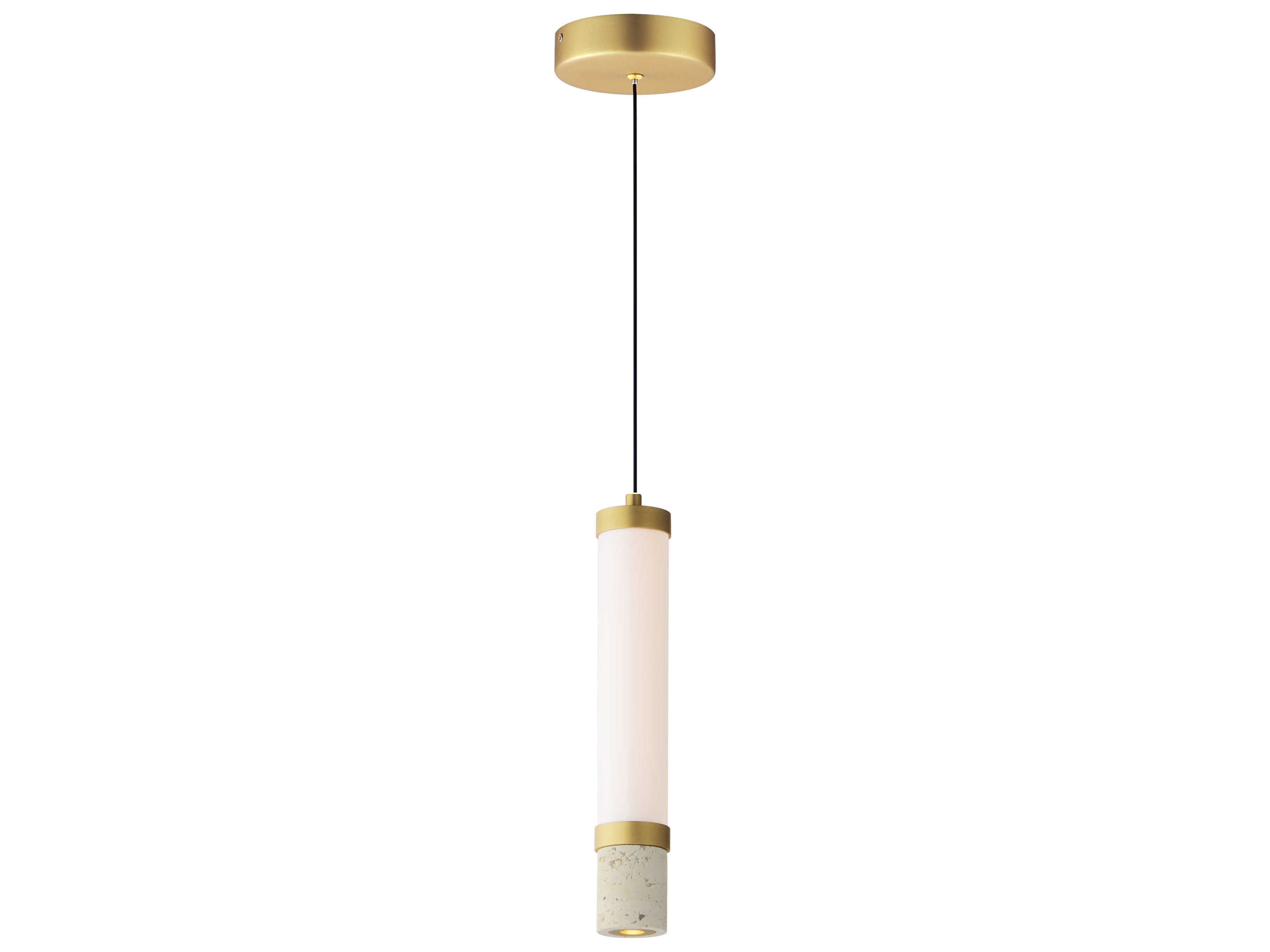 ET2 2-Light Gold Cylinder Mini Pendant